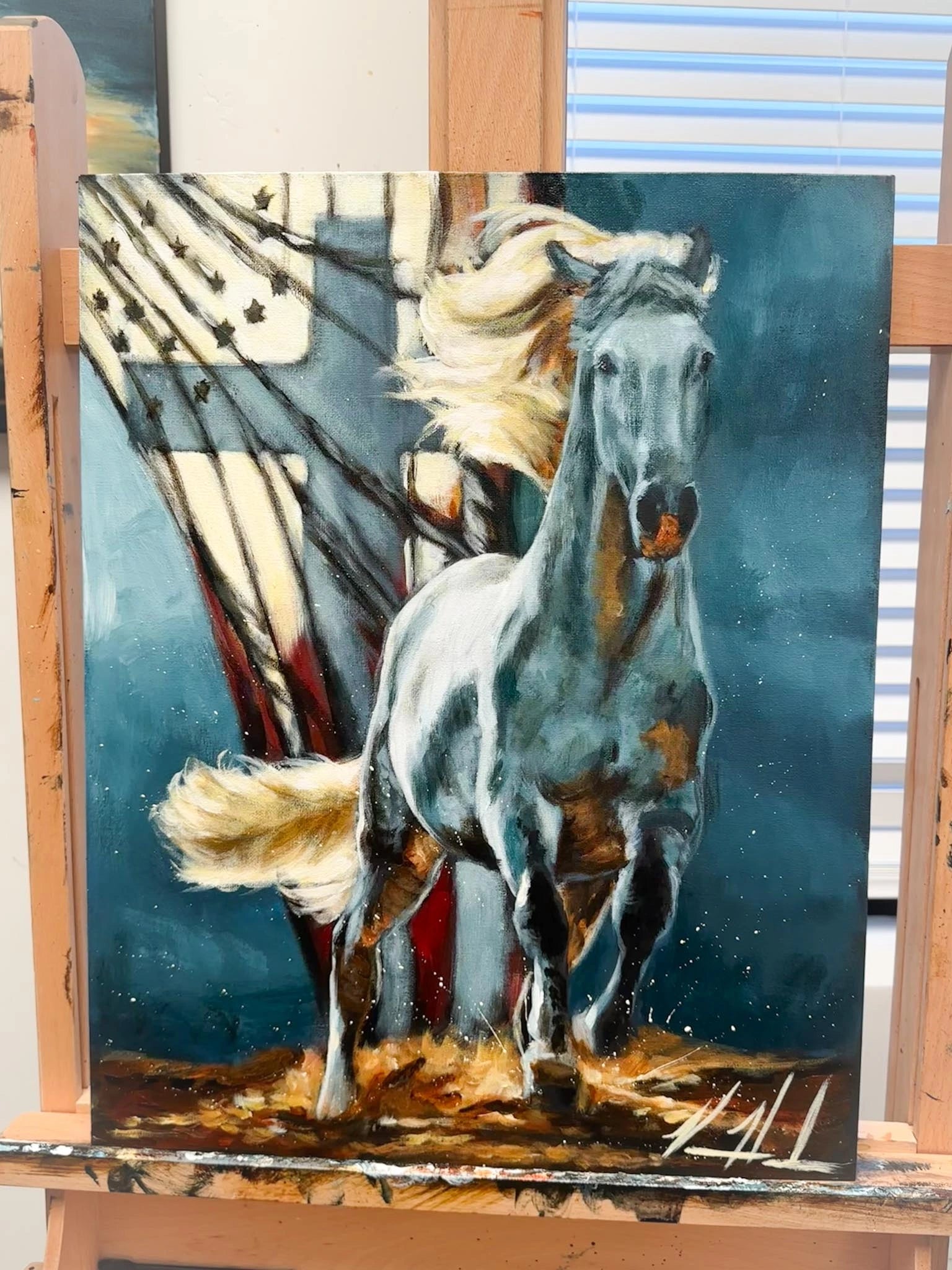 Land of the Free - 16”x20” Original Acrylic Painting