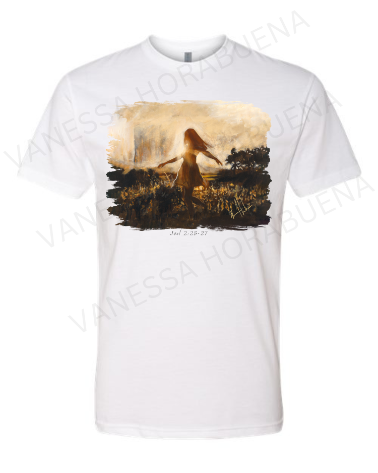 Dare To Dance Again - Unisex T-Shirt Vanessa Horabuena Short Sleeve White Small