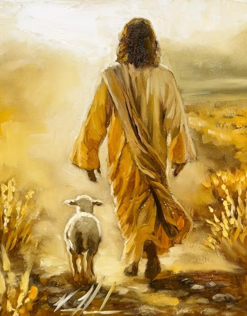 Walking with Jesus - 16”x20” Original Oil Painting
