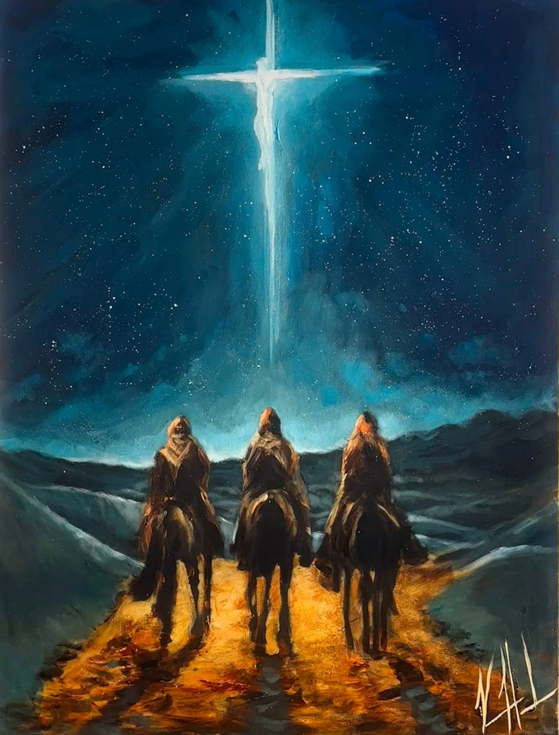 Whom Do You Seek? - 36”x48” Original Acrylic Painting Original Painting Vanessa Horabuena