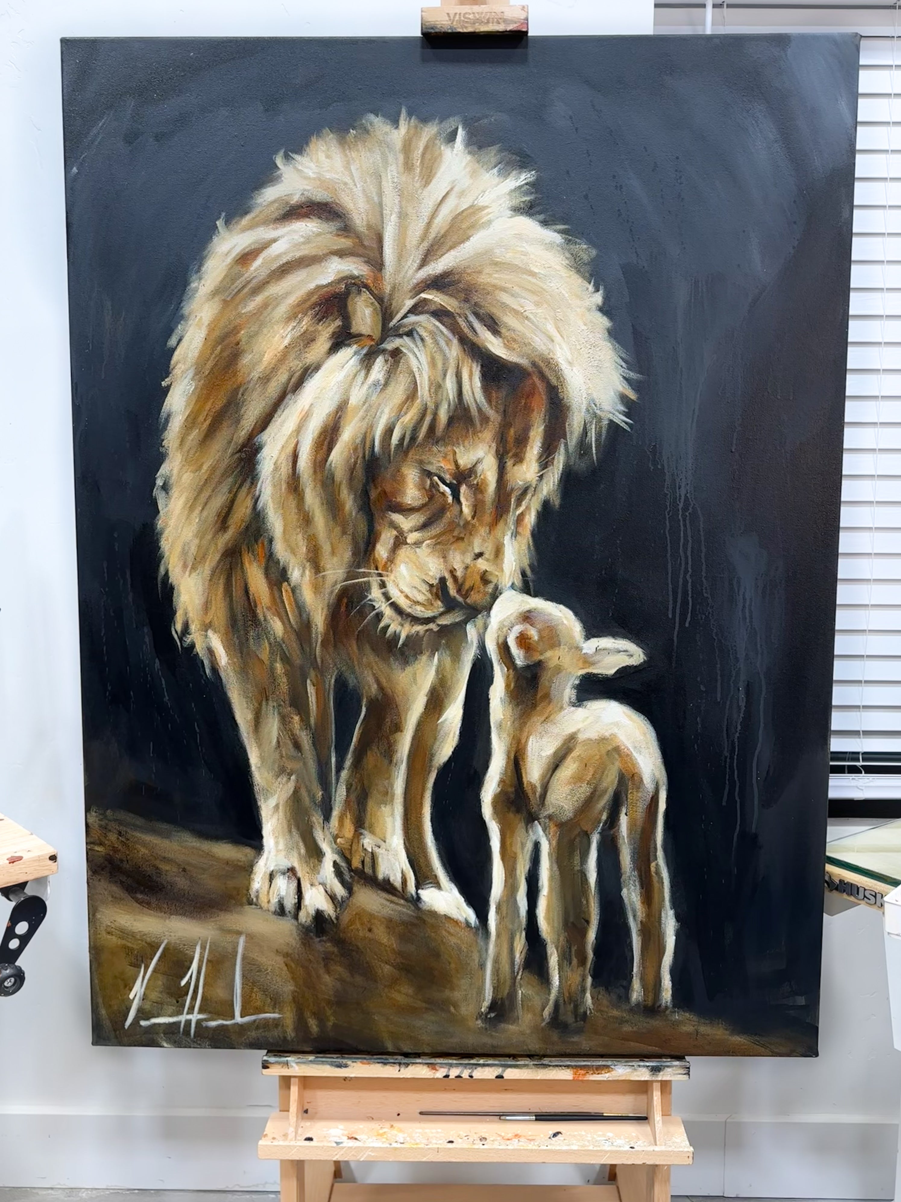 The Heart of God - 36”x48” Original Acrylic Painting Original Painting Vanessa Horabuena