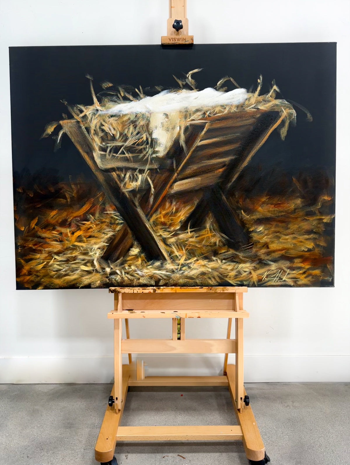 The Manger - 36”x48” Original Acrylic Painting