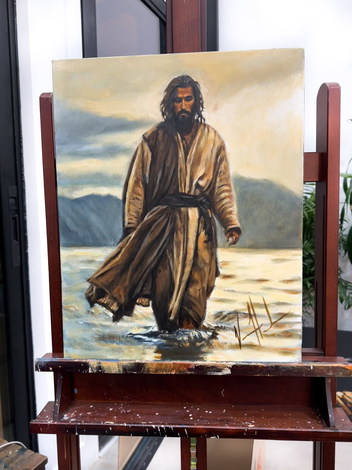 Walk By Faith - 16”x20” Original Acrylic Painting
