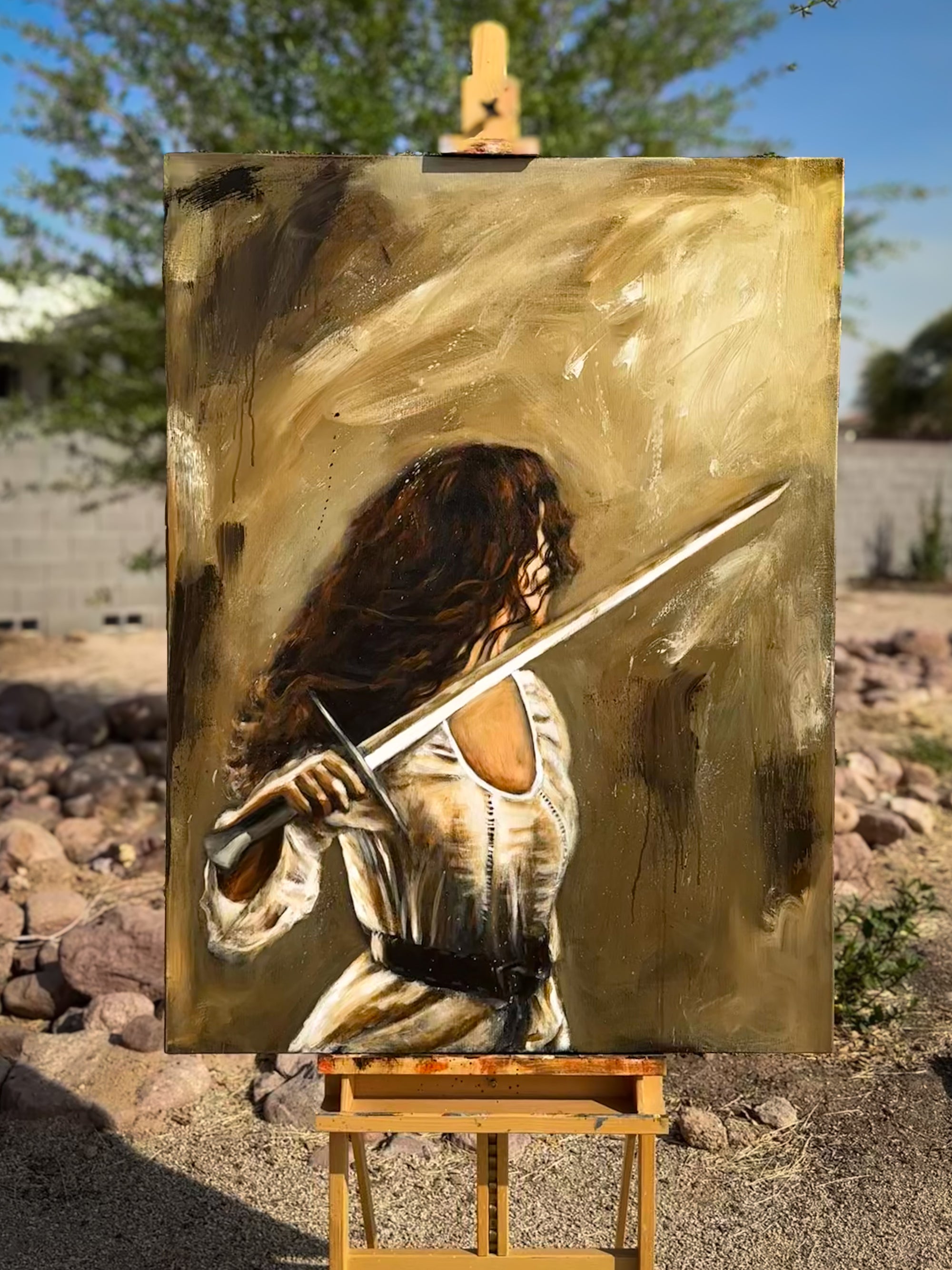 For Such a Time as This- 36”x48” Original Acrylic Painting Original Painting Vanessa Horabuena