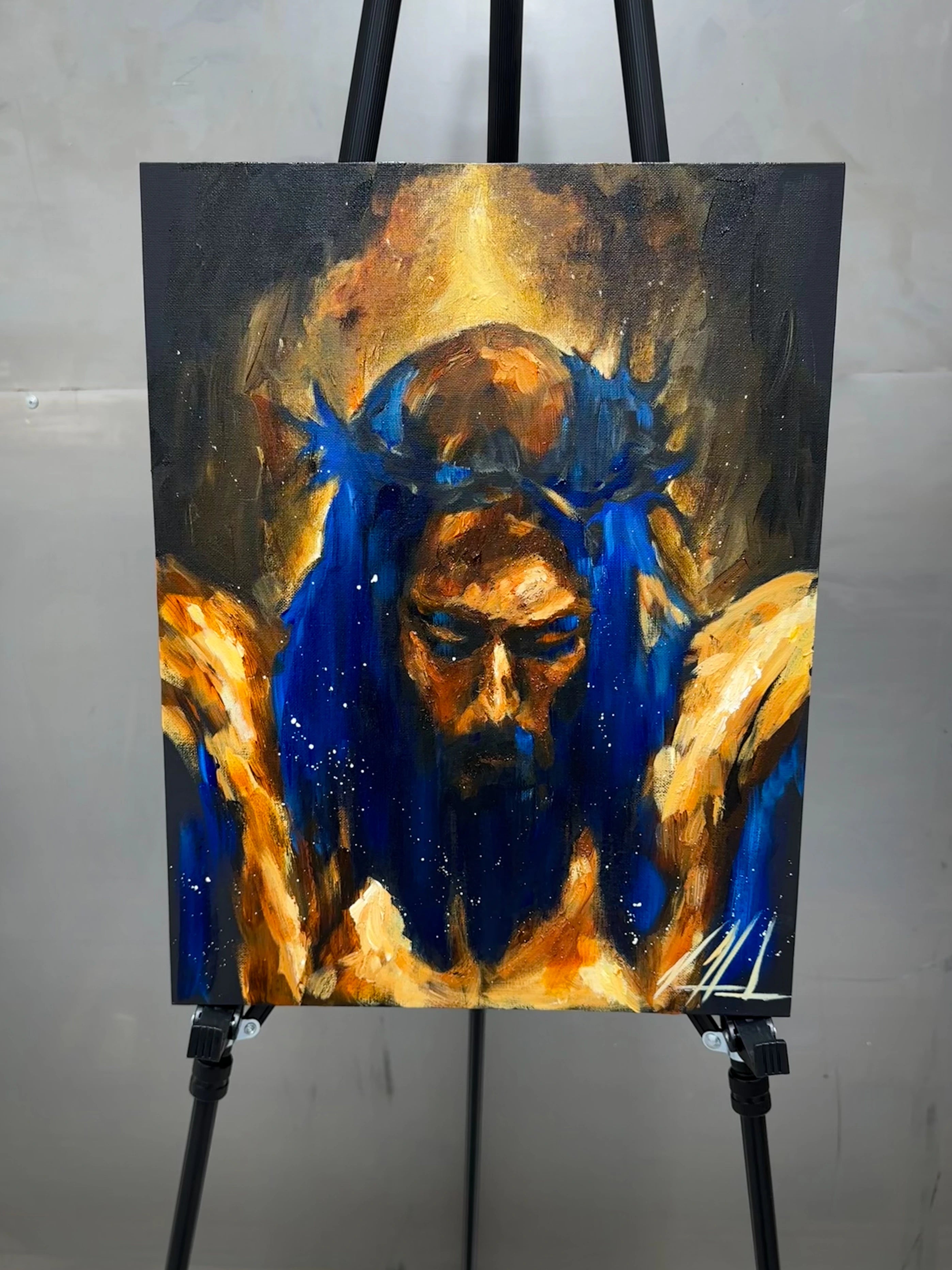Yahweh is Salvation - 16”x20” Original Acrylic Painting Original Painting Vanessa Horabuena