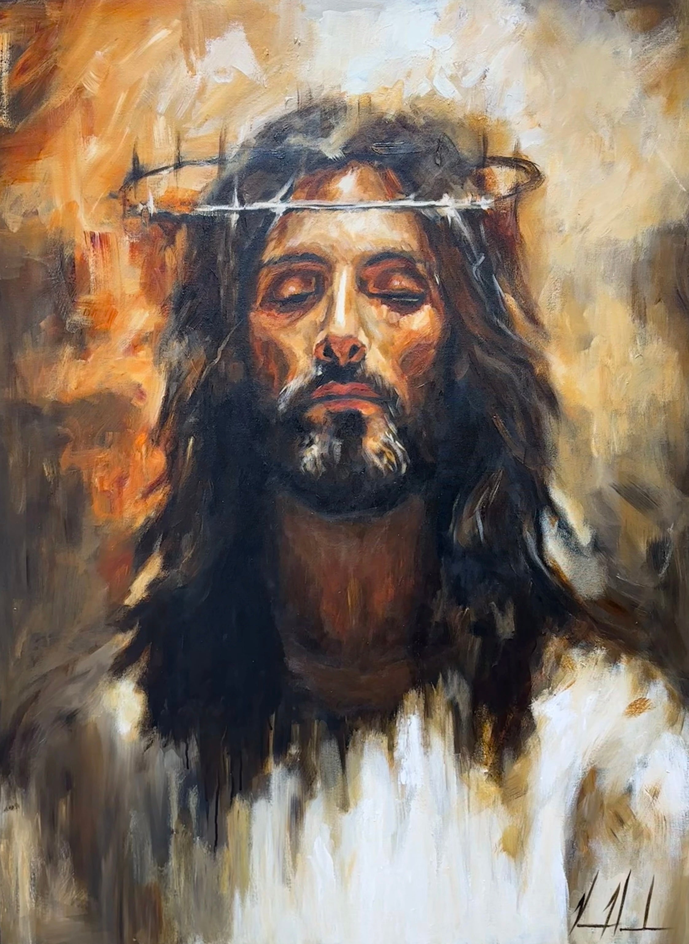 Holy One - 36”x48” Original Acrylic Painting