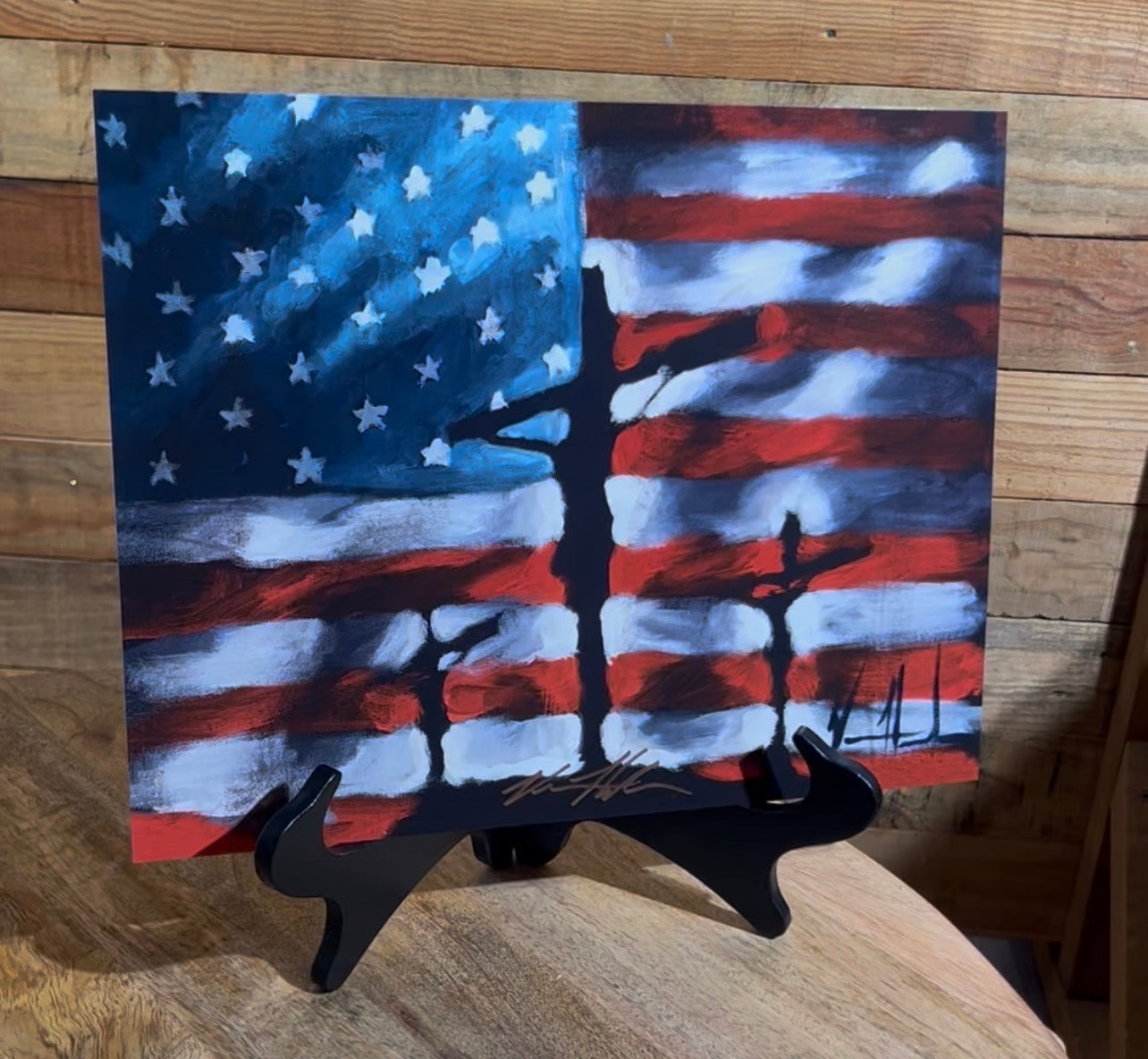 In God We Trust – President’s Day Collector’s Edition Patriotic Art Print Vanessa Horabuena