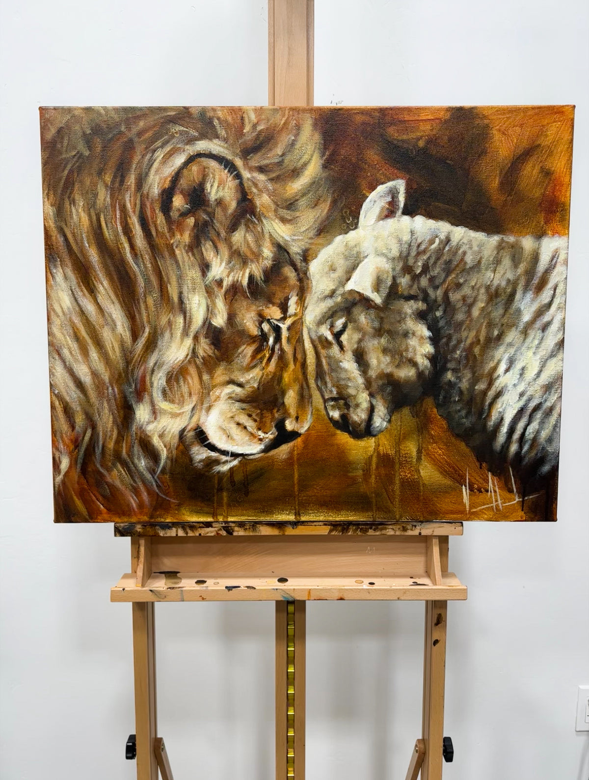 Compassion of a King - 24”x30” Original Acrylic Painting