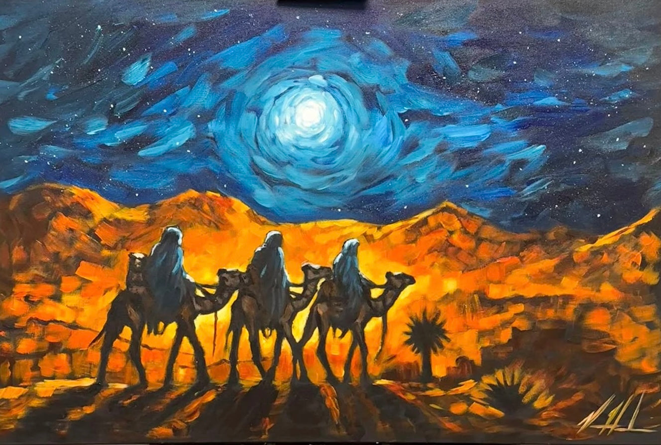 Seek First the King - 24”x36” Original Acrylic Painting