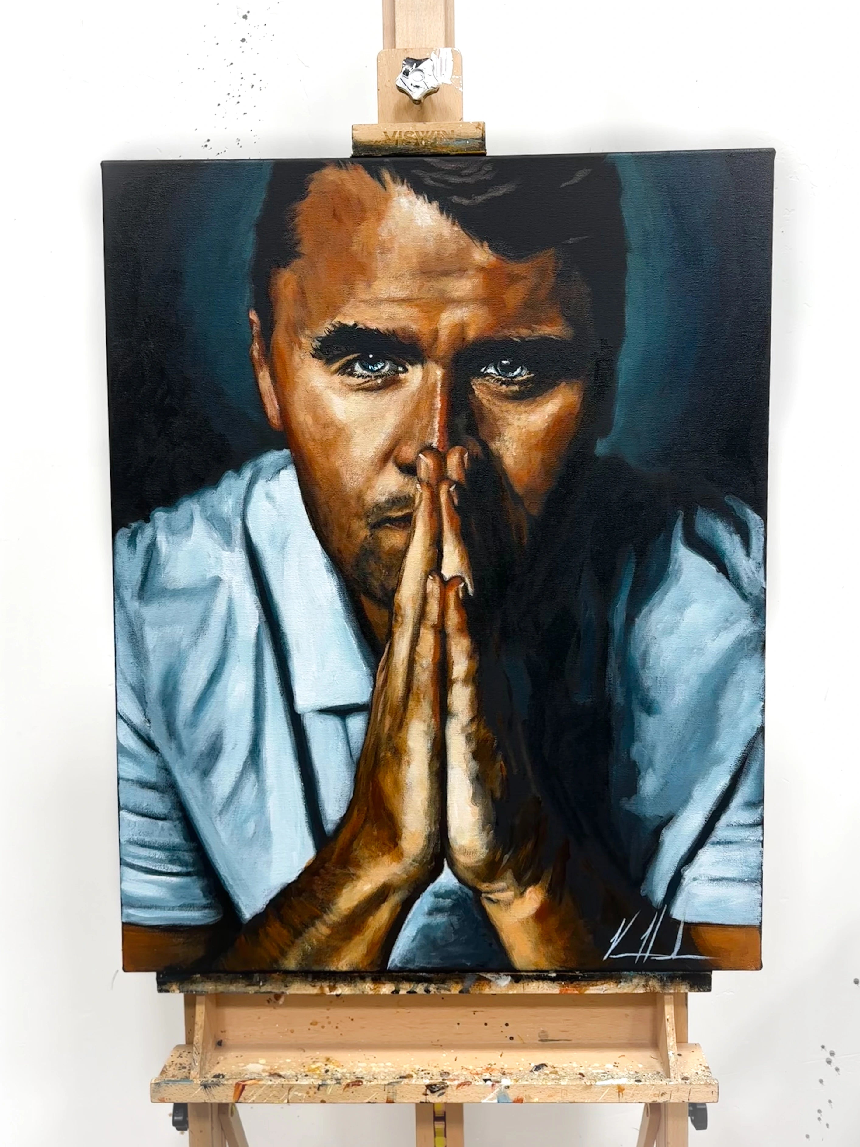 Charlie Kirk - A Hero’s Tribute - 24”x30” Original Acrylic Painting