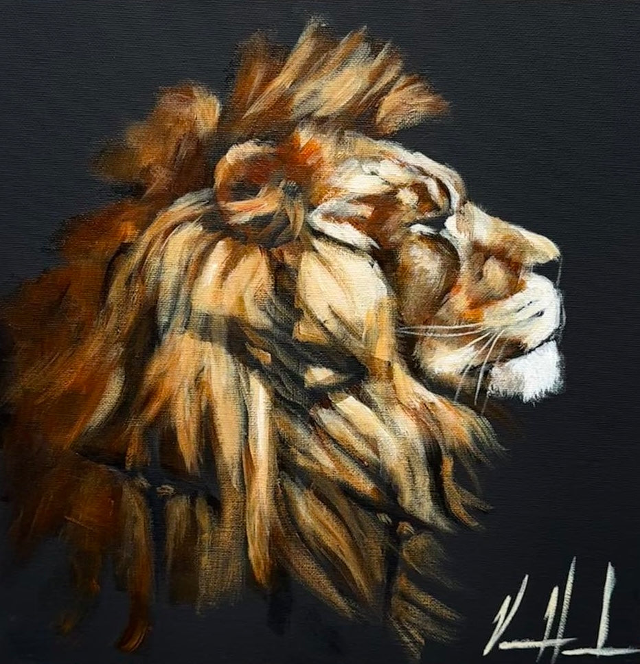 A King’s Hill- 12”x12” Original Acrylic Painting Original Painting Vanessa Horabuena