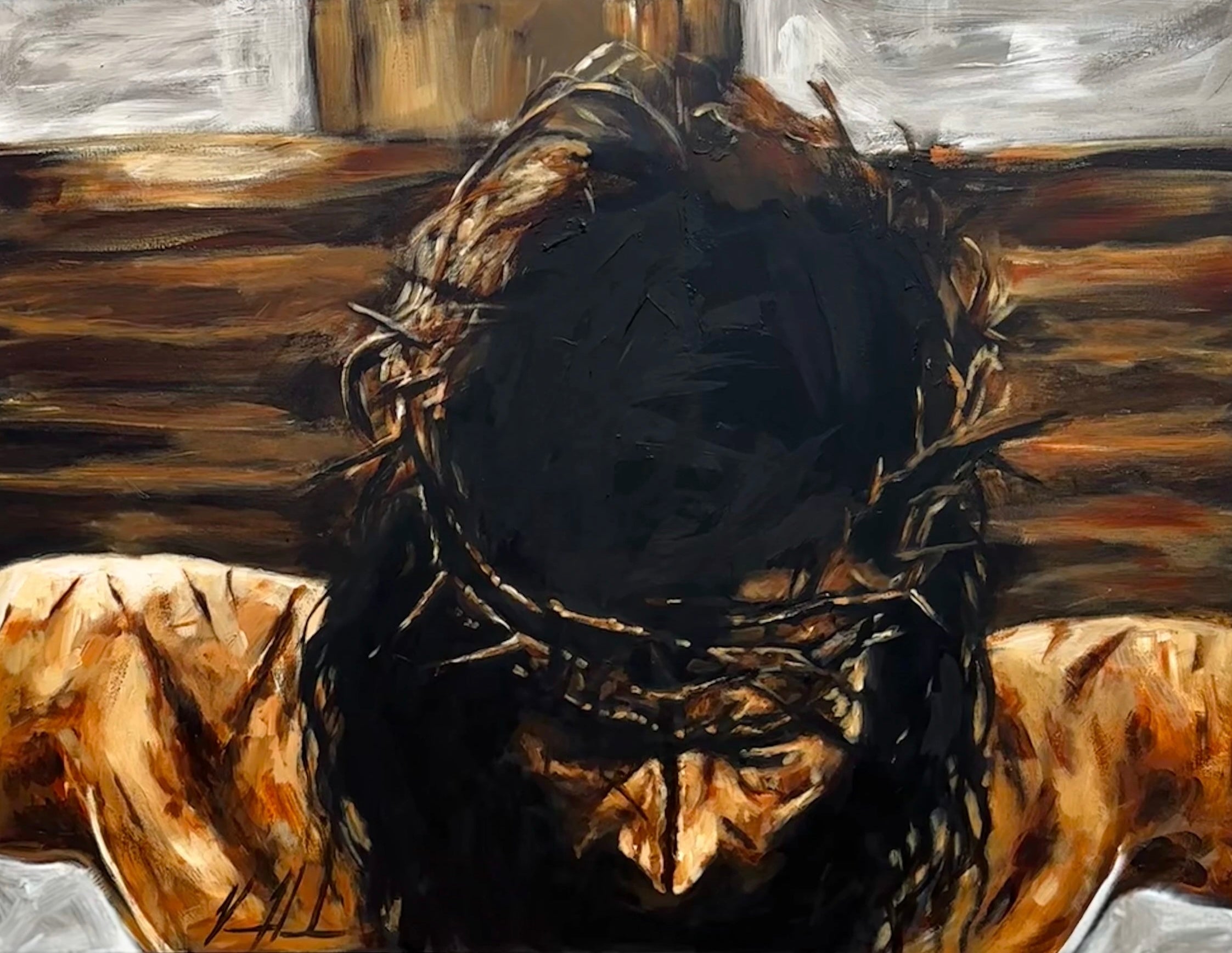 The Finished Work of the Cross - 36”x48” Original Acrylic Painting