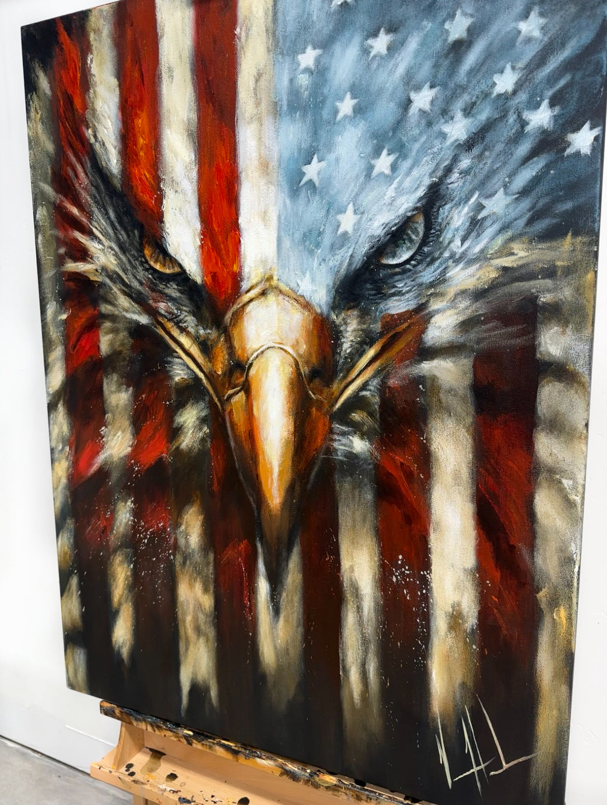 Stripes of Freedom - 30”x40” Original Painting