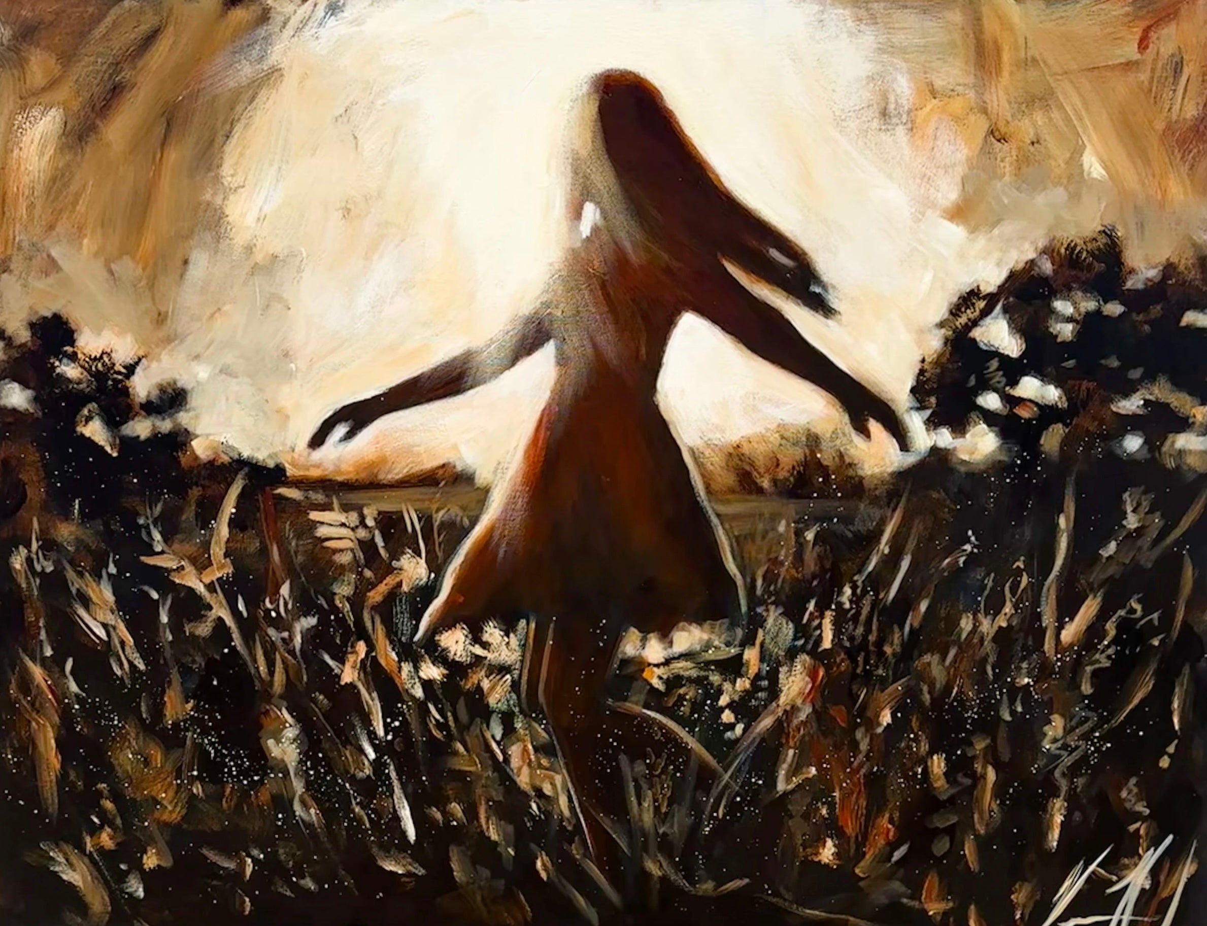 Dare to Dance Again - 30”x40” Original Acrylic Painting - LIVE WORSHIP PAINTING