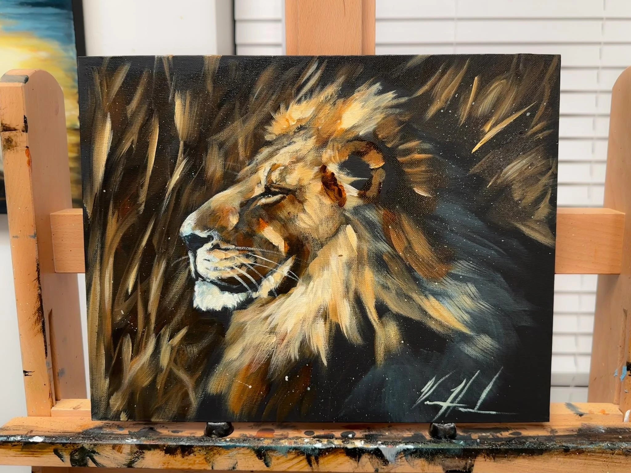 Unmovable - 11”x14” Original Acrylic Painting Original Painting Vanessa Horabuena