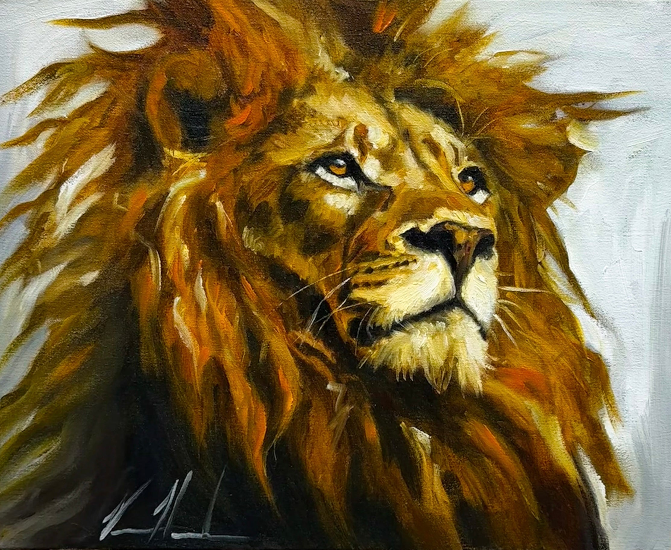 With Eyes on Eternity - 16”x20” Original Oil Painting Original Painting Vanessa Horabuena