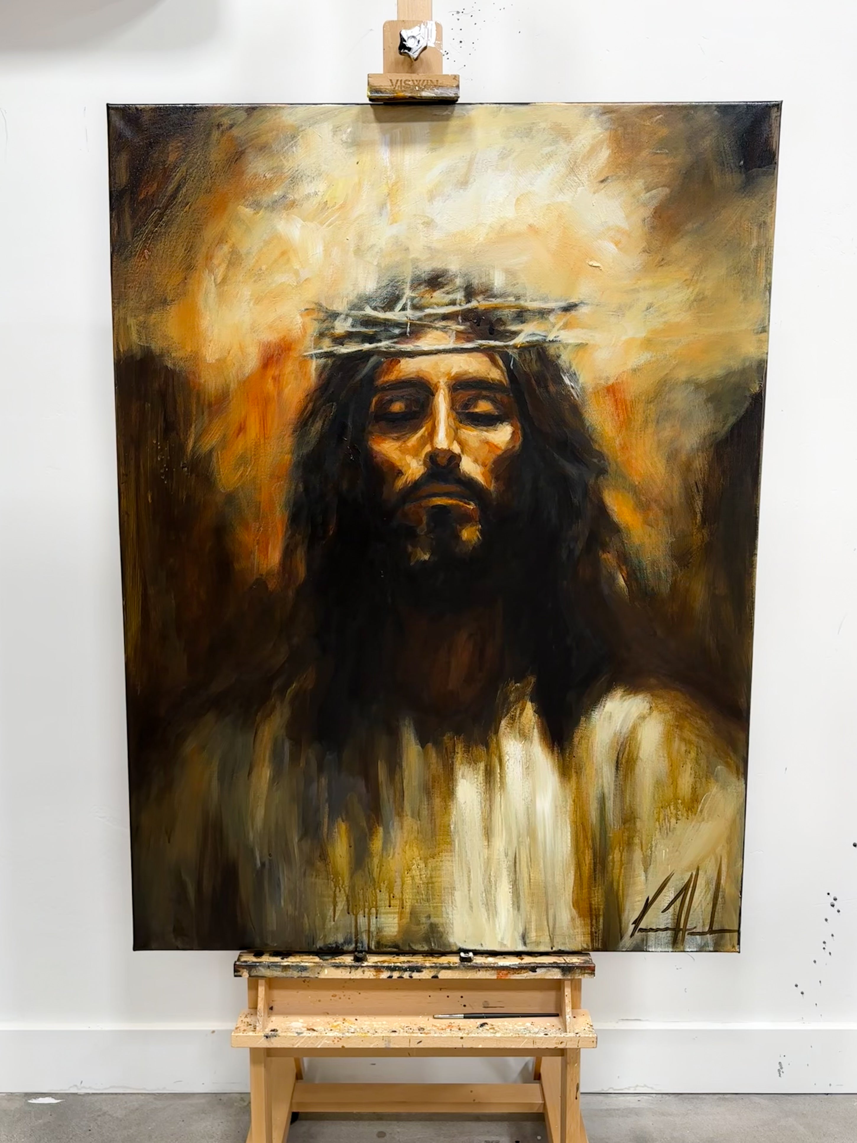 Holy One - 36”x48” Original Acrylic Painting Original Painting Vanessa Horabuena