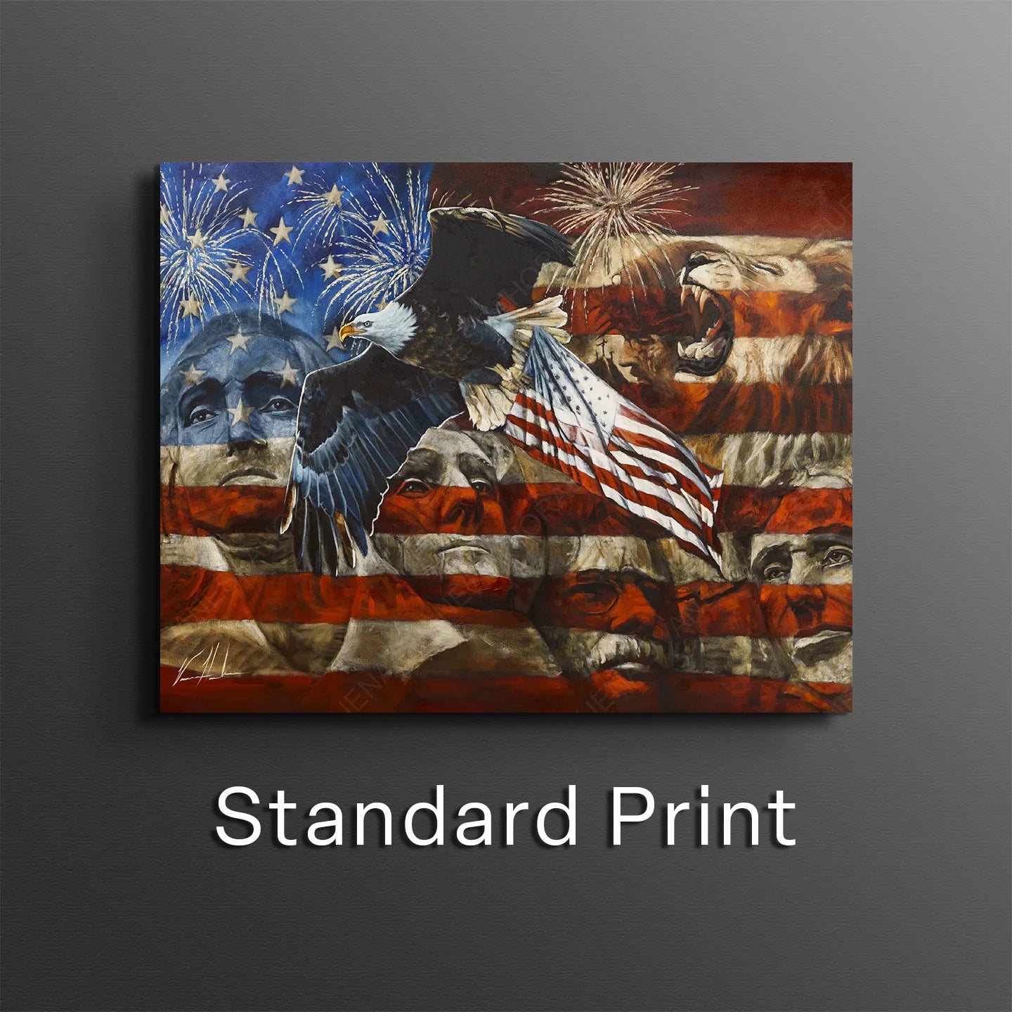 An American Tribute Patriotic Art Print Vanessa Horabuena