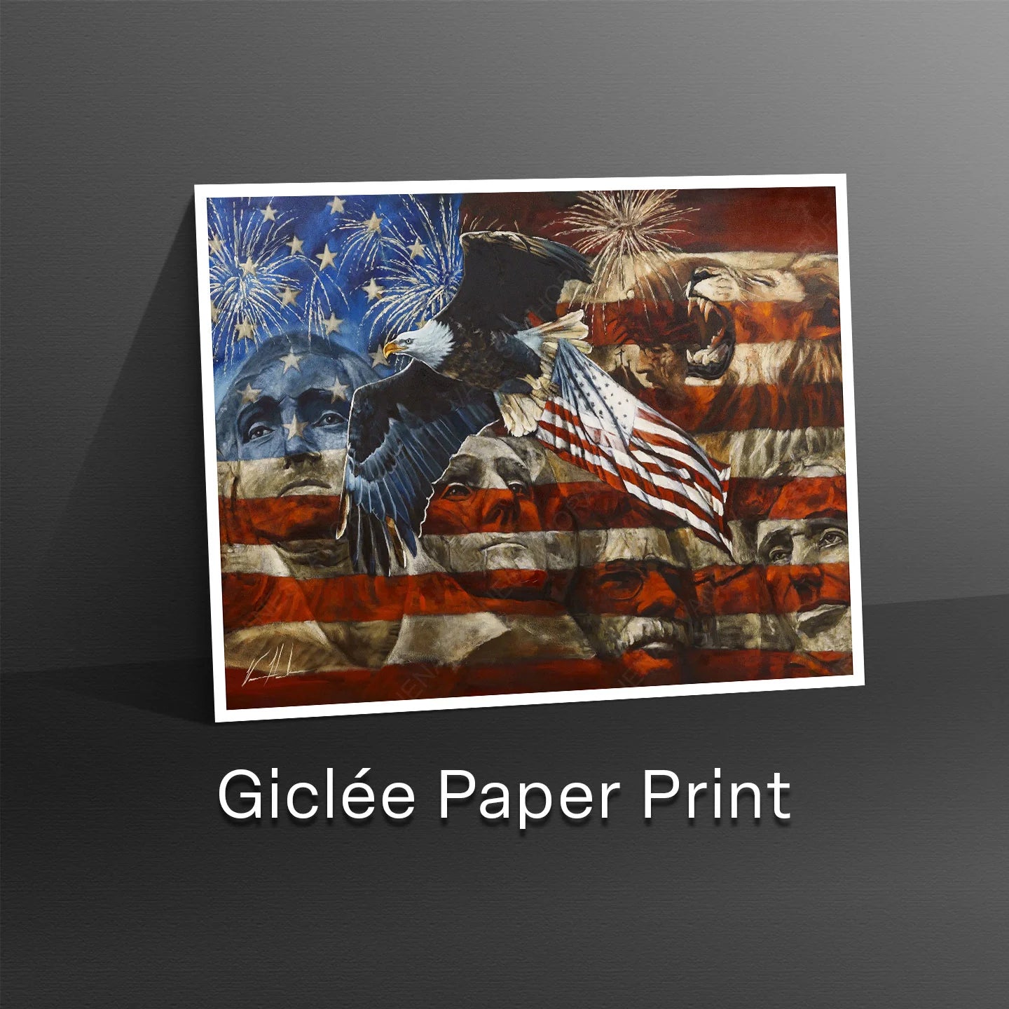 An American Tribute Patriotic Art Print Vanessa Horabuena