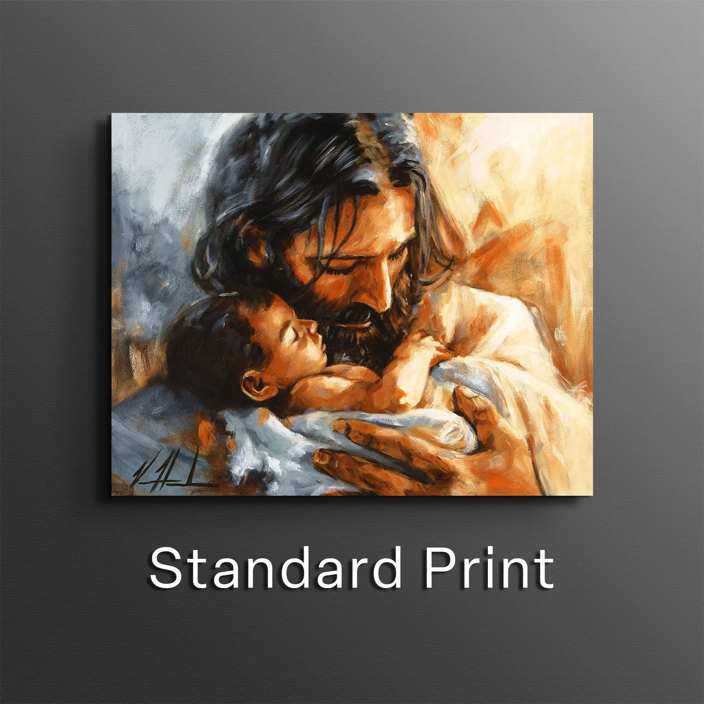 In the Arms of Love Jesus Art Print Vanessa Horabuena