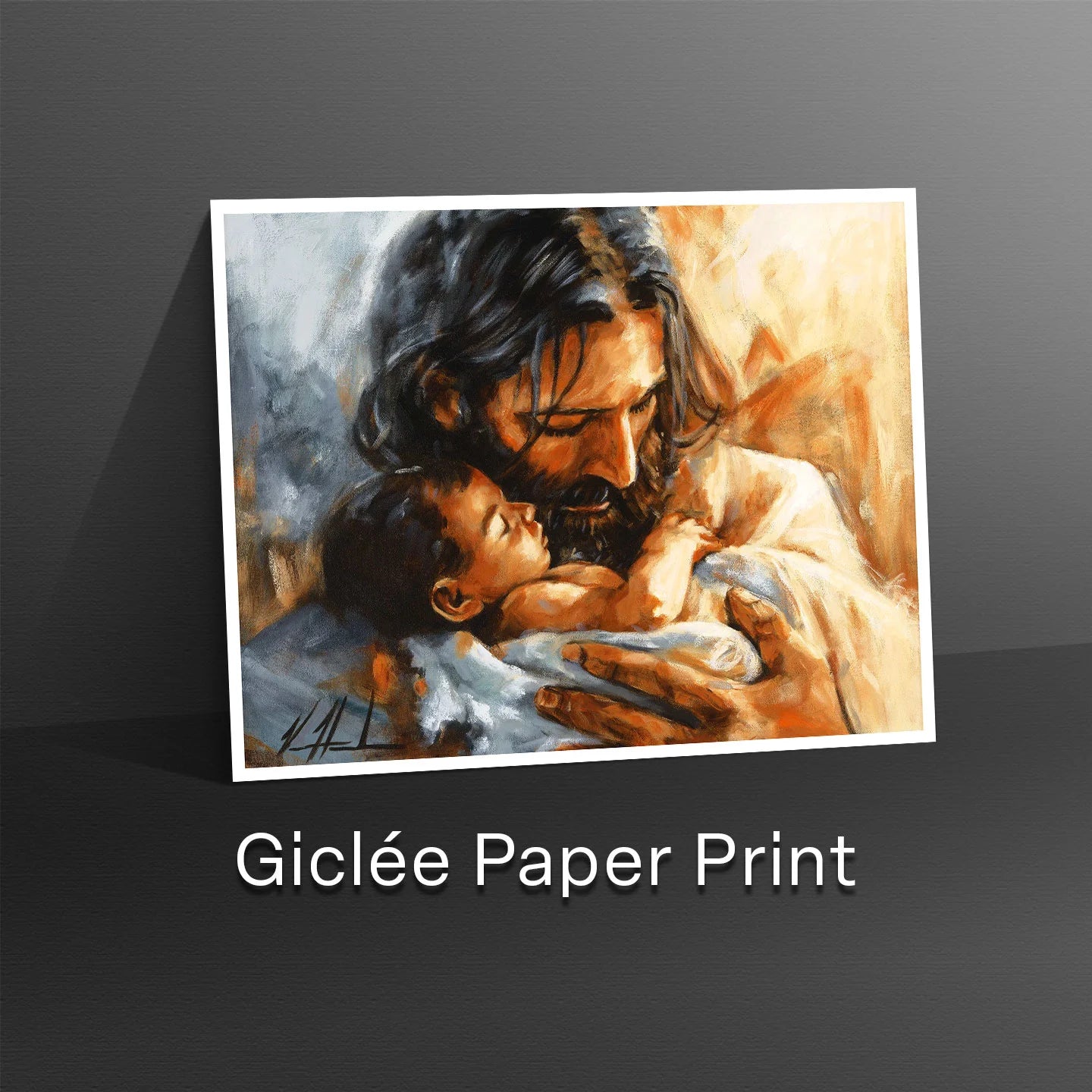 In the Arms of Love Jesus Art Print Vanessa Horabuena