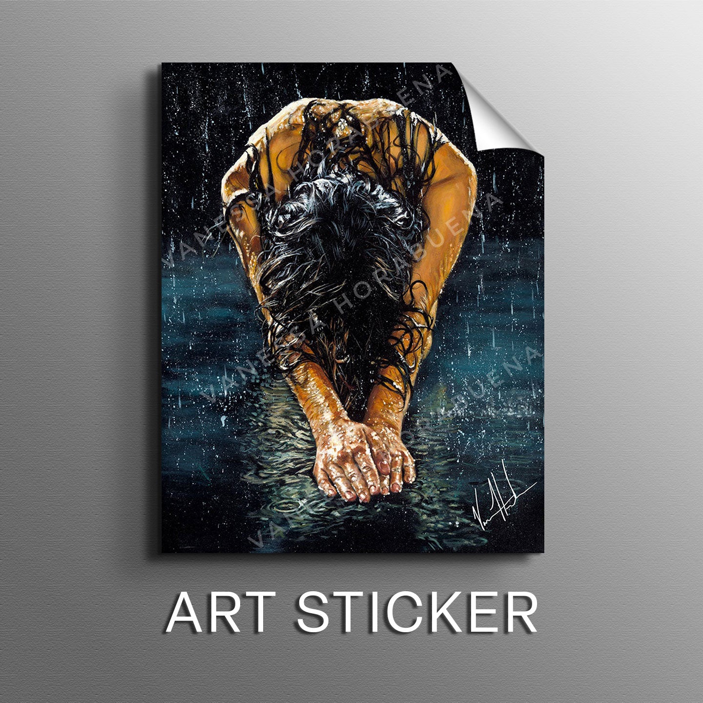 The Art of Surrender - Sticker Sticker Vanessa Horabuena