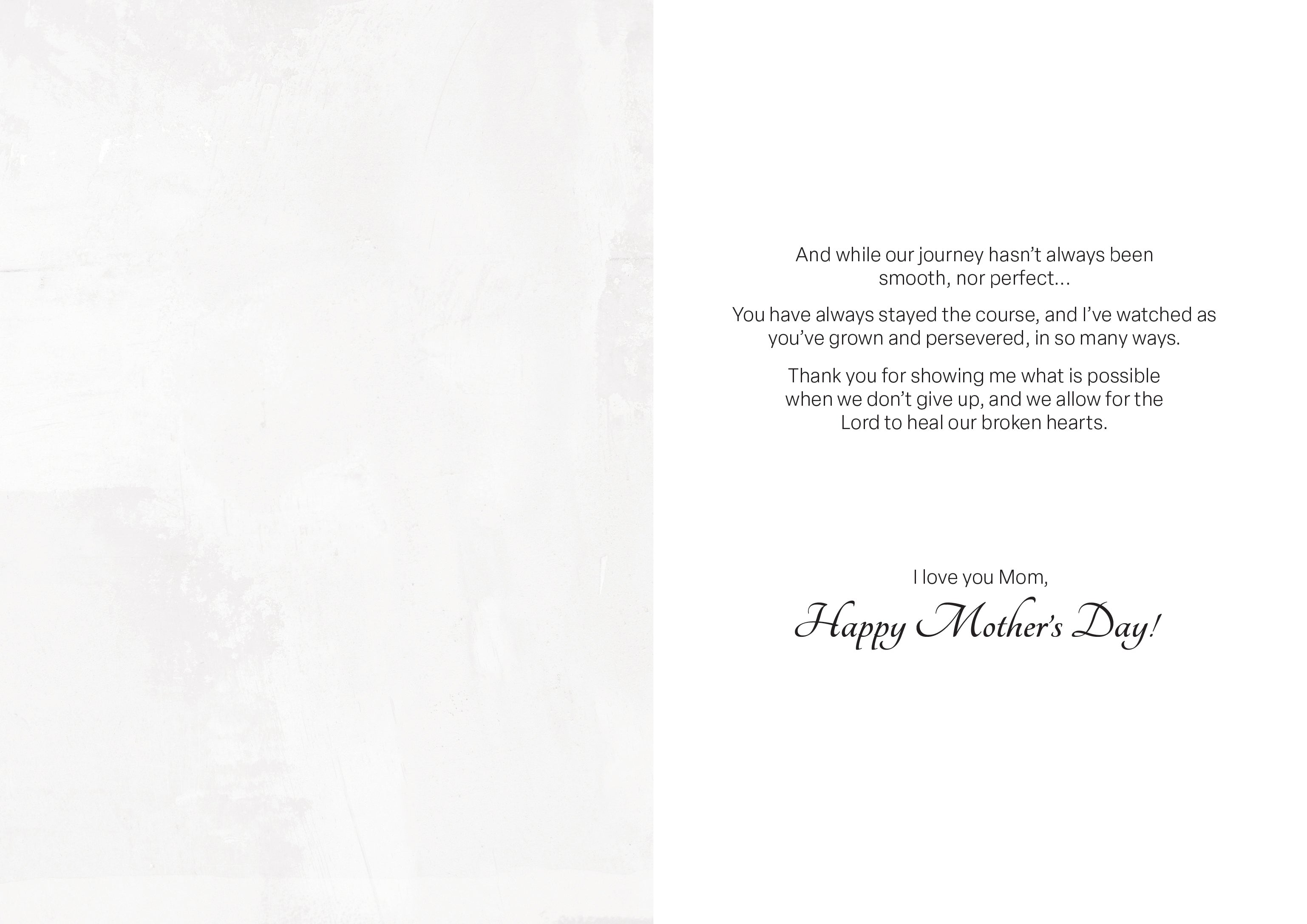 Mother's Day Greeting Card 'The Art of Surrender' Vanessa Horabuena