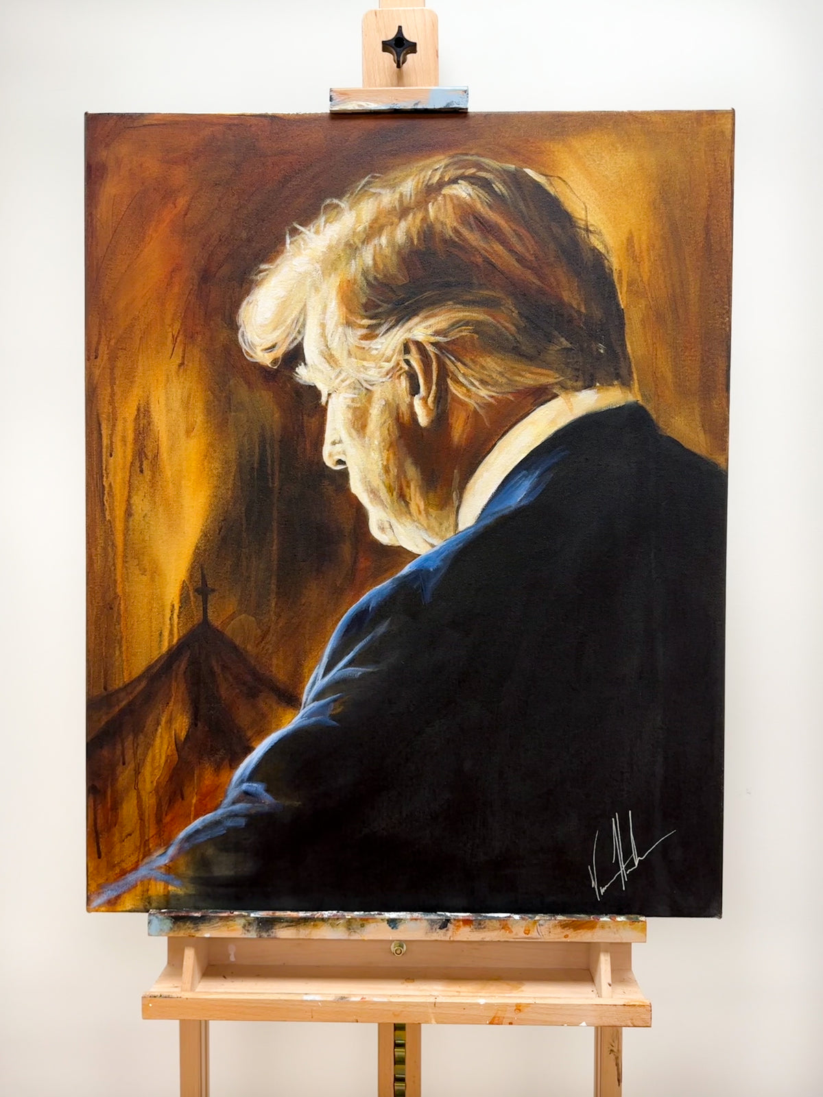 Prayers for Our President - 24”x30” Original Acrylic Painting
