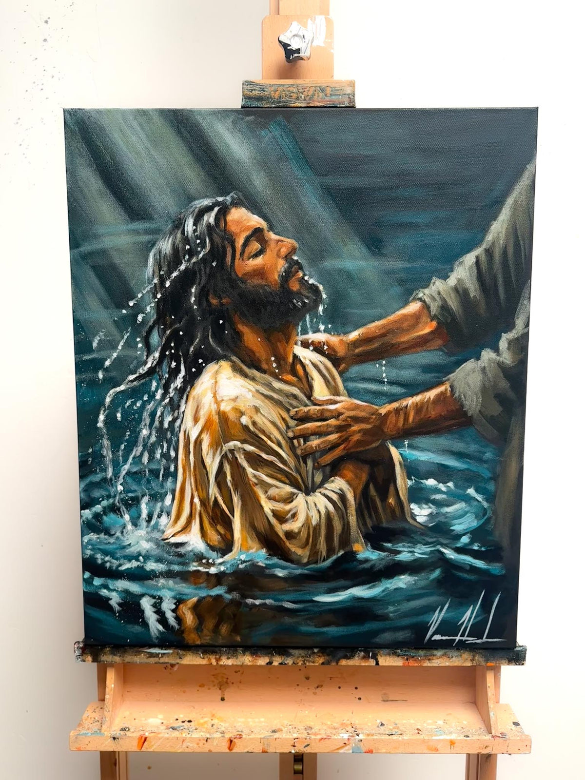 Living Water - 22”x24” Original Acrylic Painting