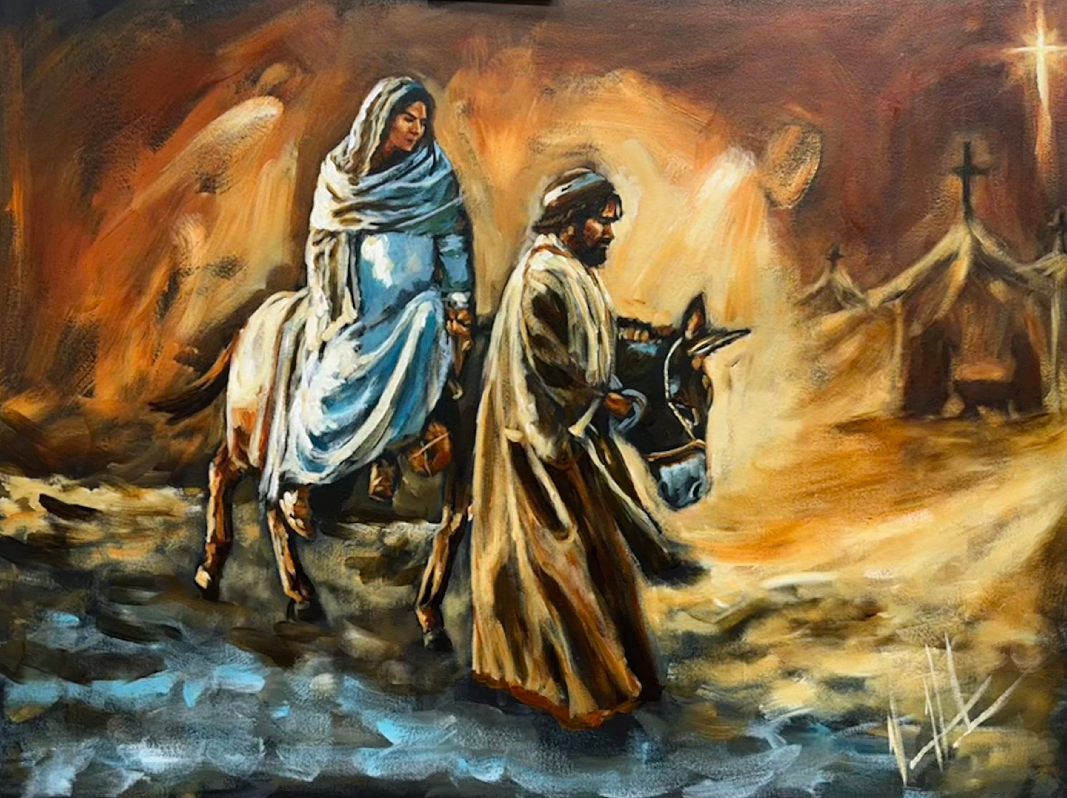Prepare the Way for the King - 30”x40” Original Painting Original Painting Vanessa Horabuena