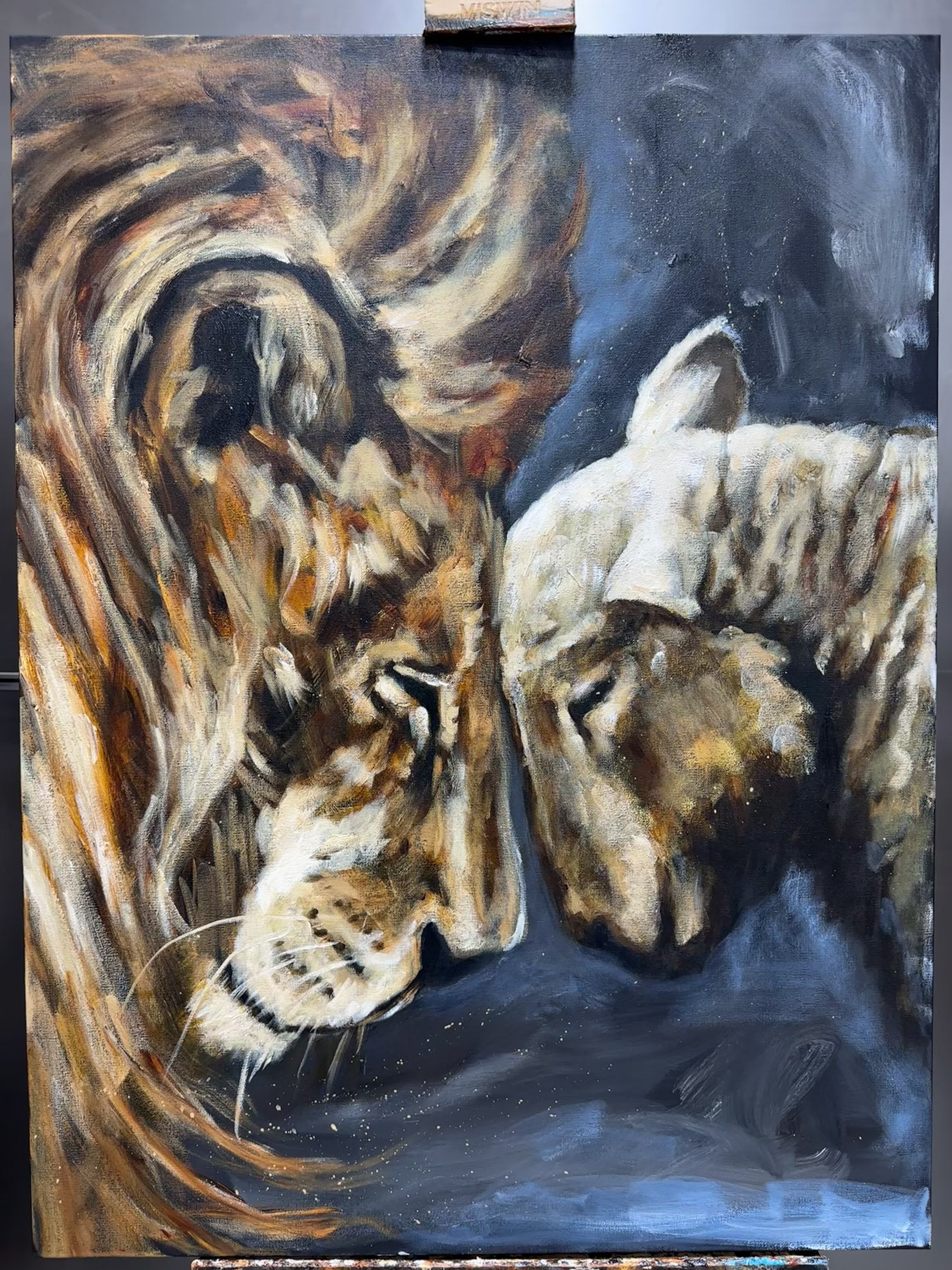 Compassion of a King - 30”x40” Original Acrylic Painting