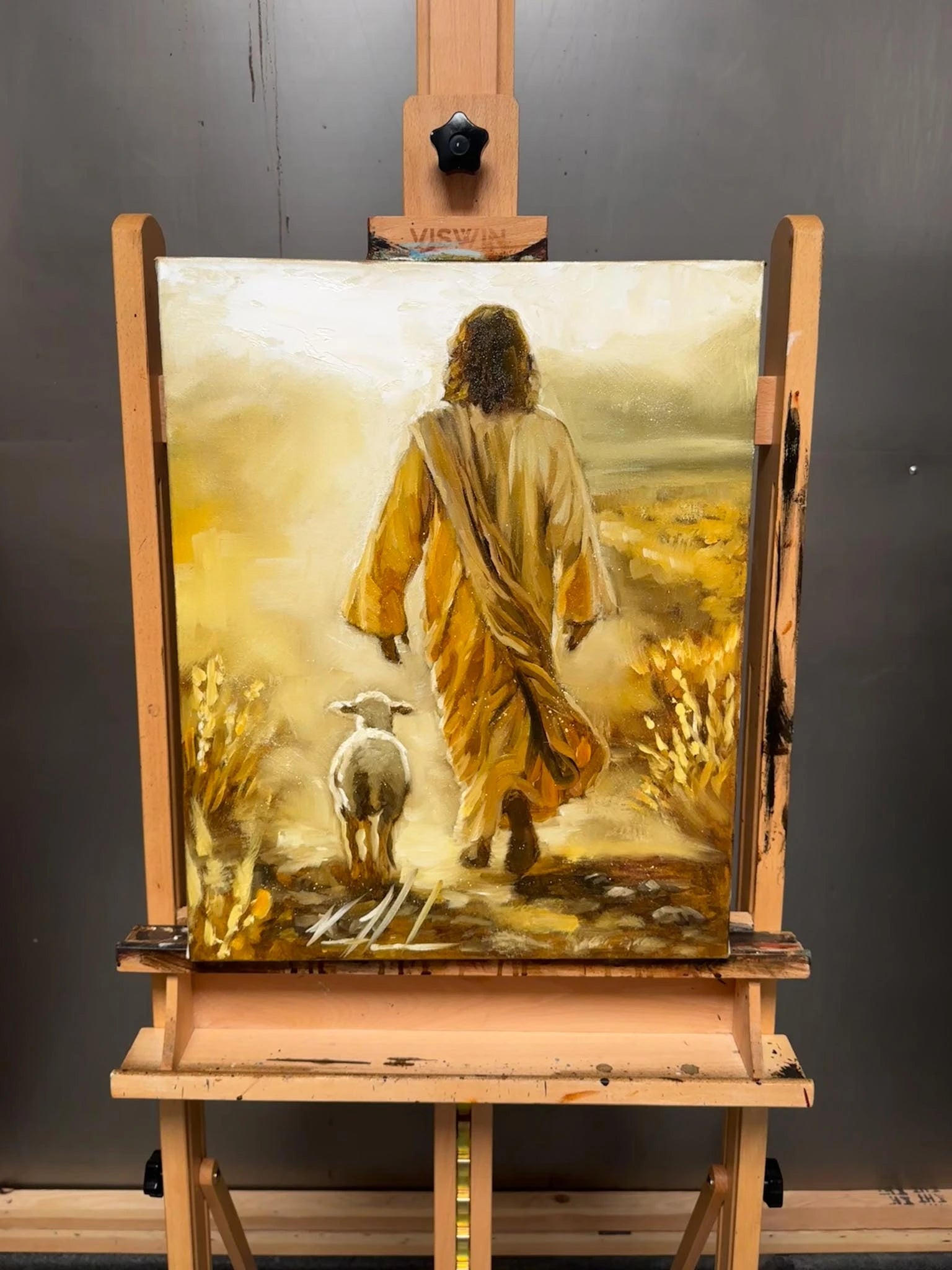 Walking with Jesus - 16”x20” Original Oil Painting