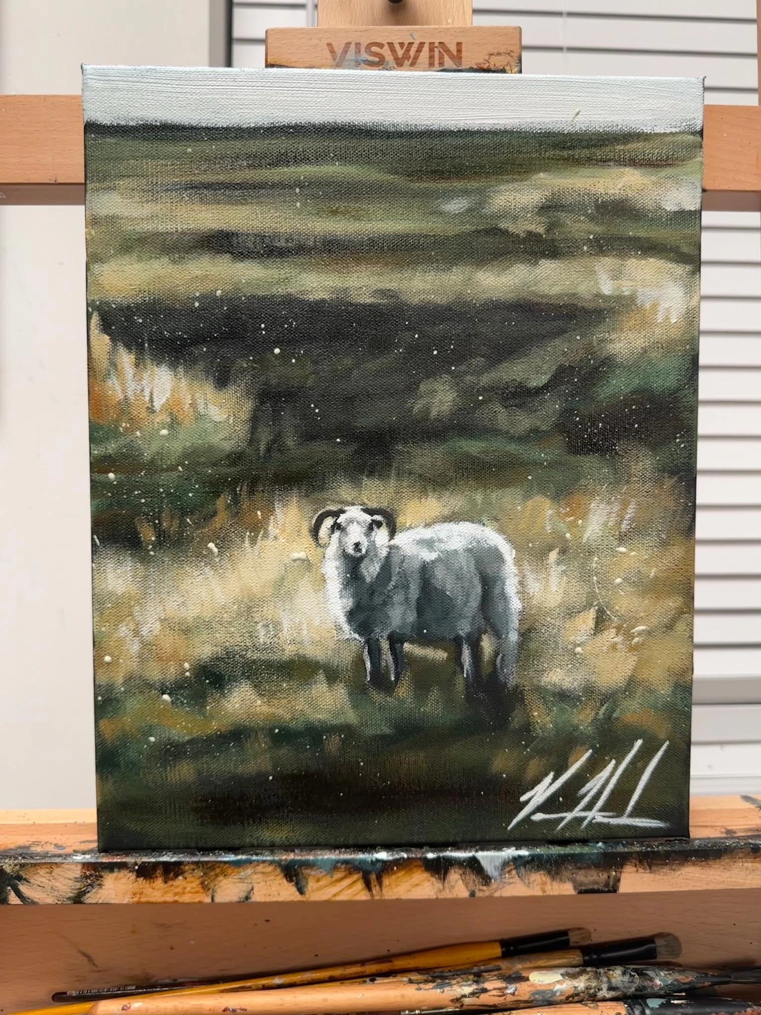 He Supplies All I Need - 11”x14” Original Acrylic Painting