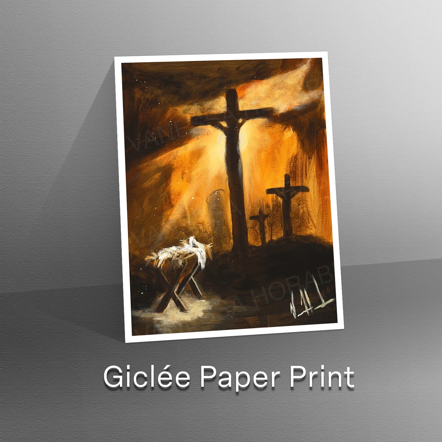 Born For Glory Jesus Art Print Vanessa Horabuena