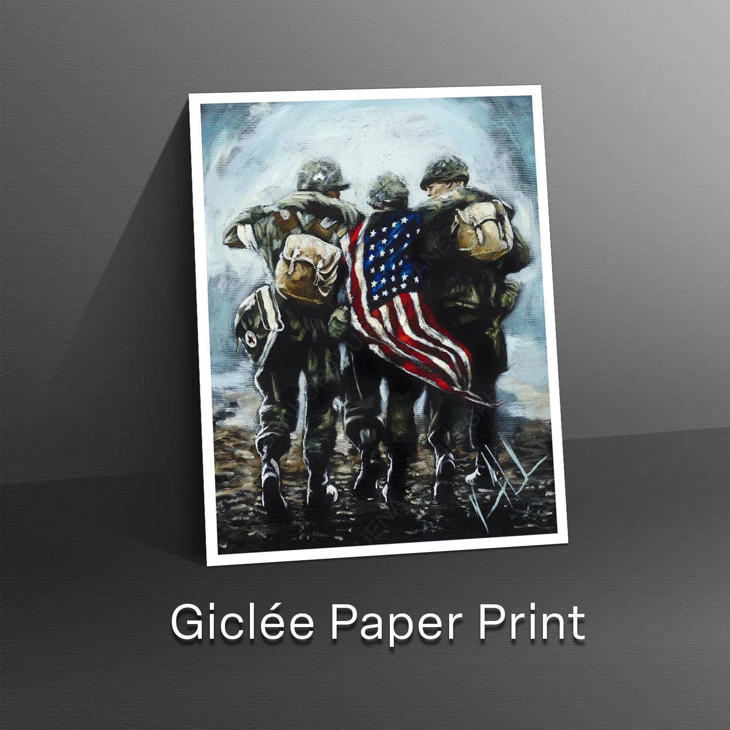 Bound for Glory Patriotic Art Print Vanessa Horabuena