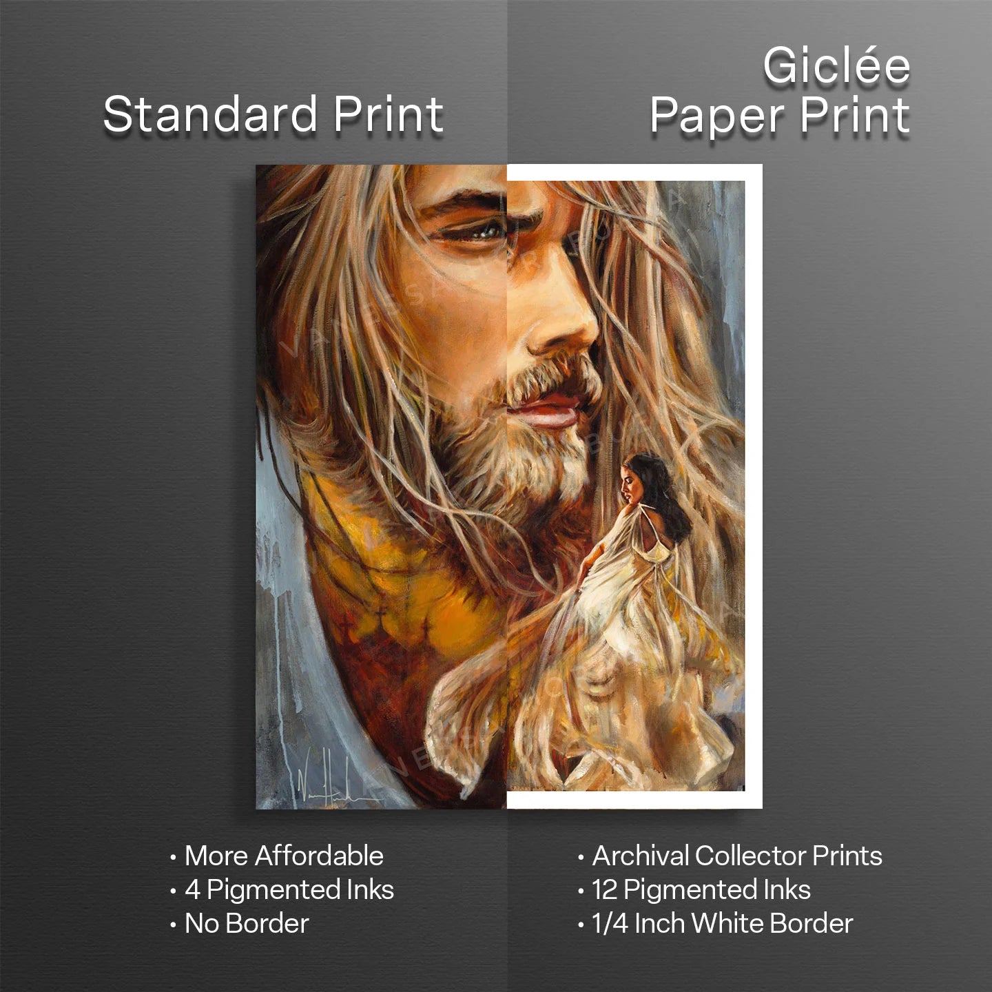 The Bride of Christ Women's Art Print, Jesus Art Print Vanessa Horabuena