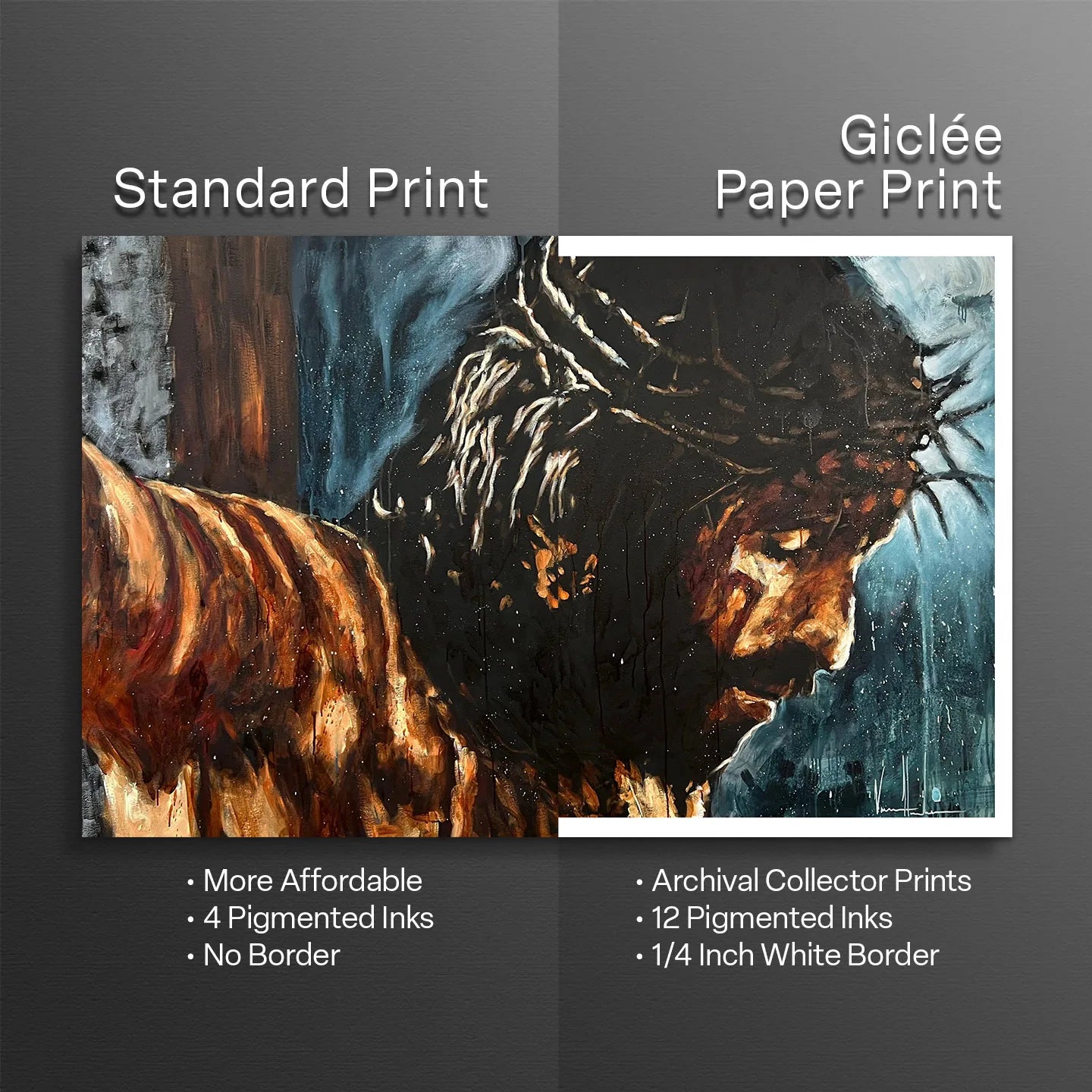 By His Wounds We are Healed Jesus Art Print Vanessa Horabuena