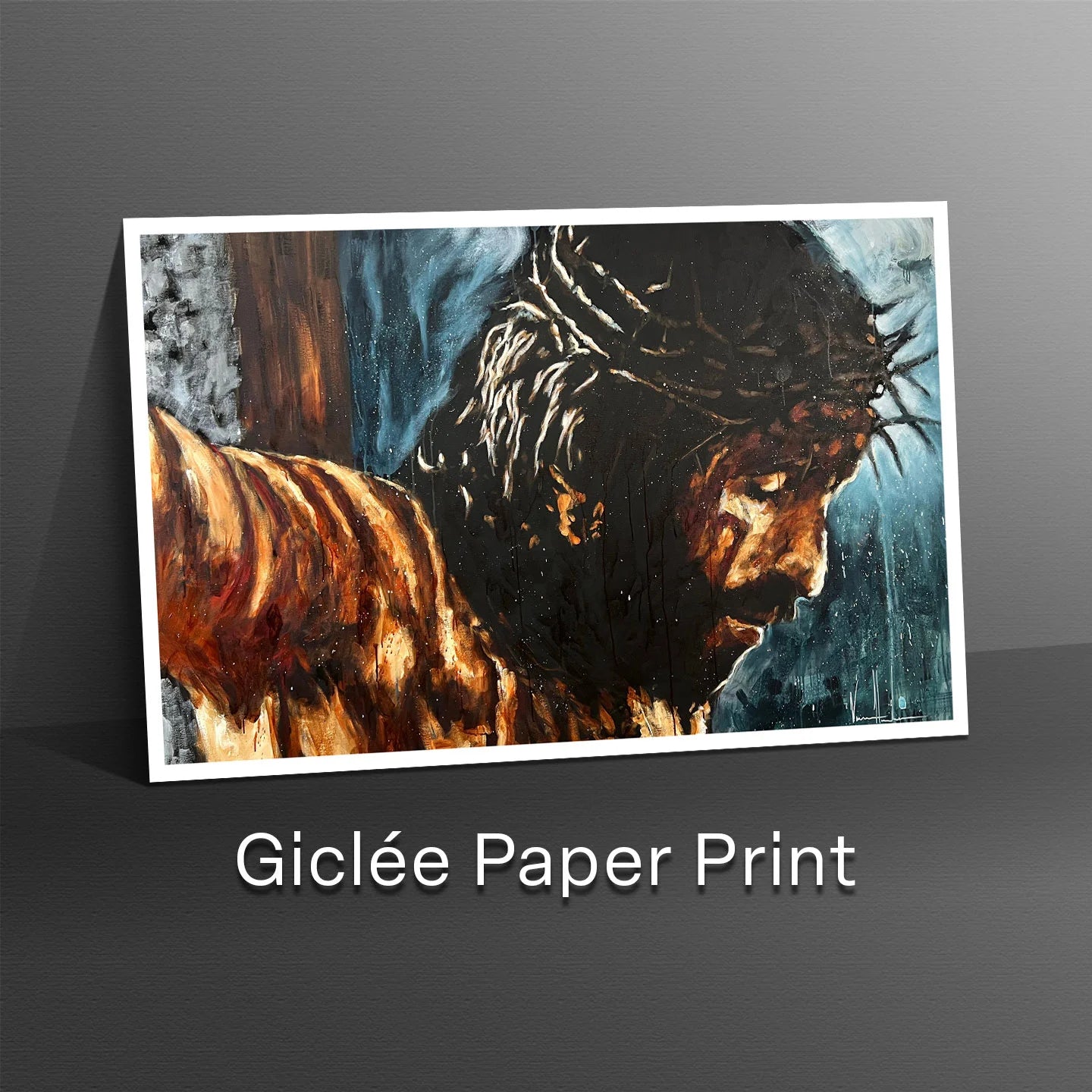 By His Wounds We are Healed Jesus Art Print Vanessa Horabuena