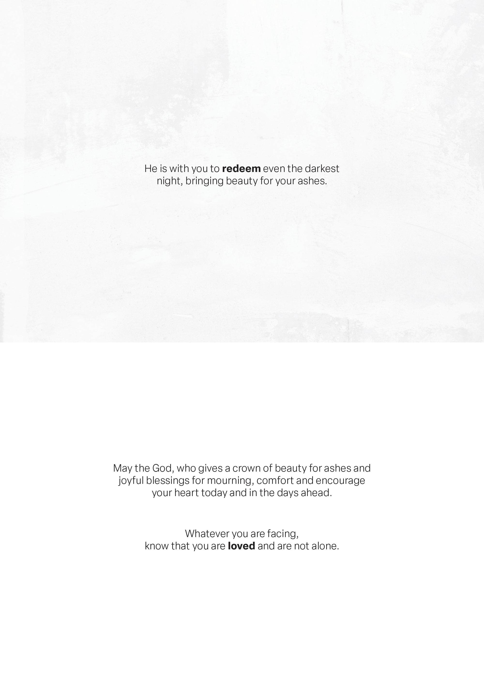 Beauty For Ashes Greeting Card Vanessa Horabuena