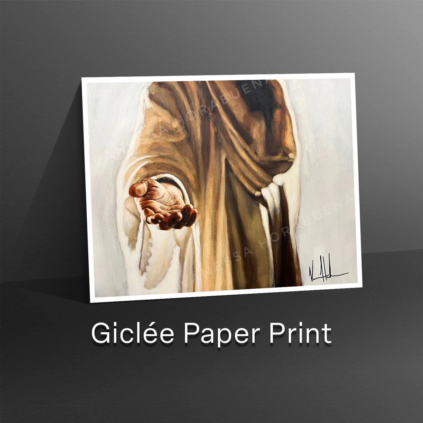 Beckoning Jesus Art Print Vanessa Horabuena