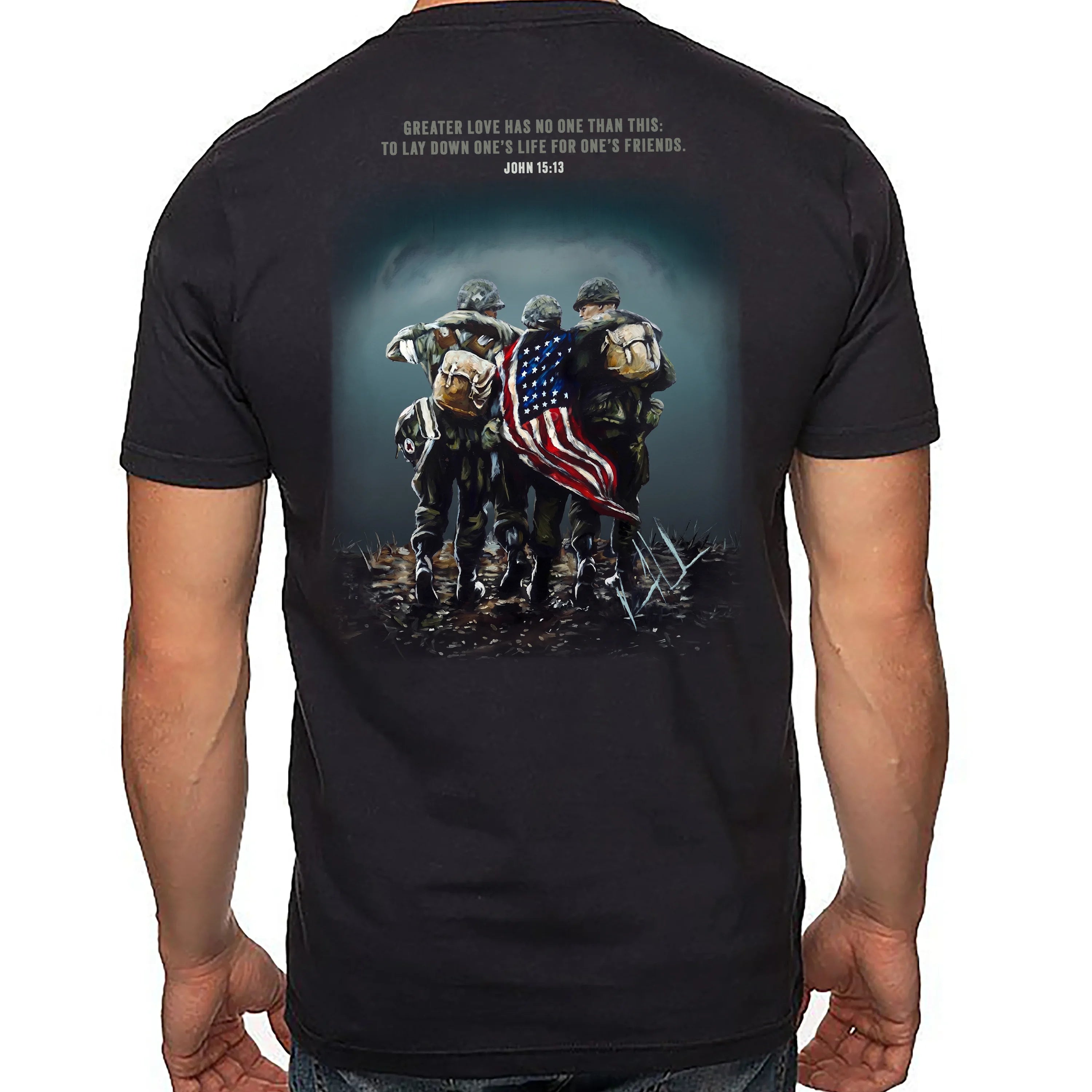 Limited Edition - Bound For Glory - Unisex T (Premium Organic Fabric) Vanessa Horabuena Cotton Black Small
