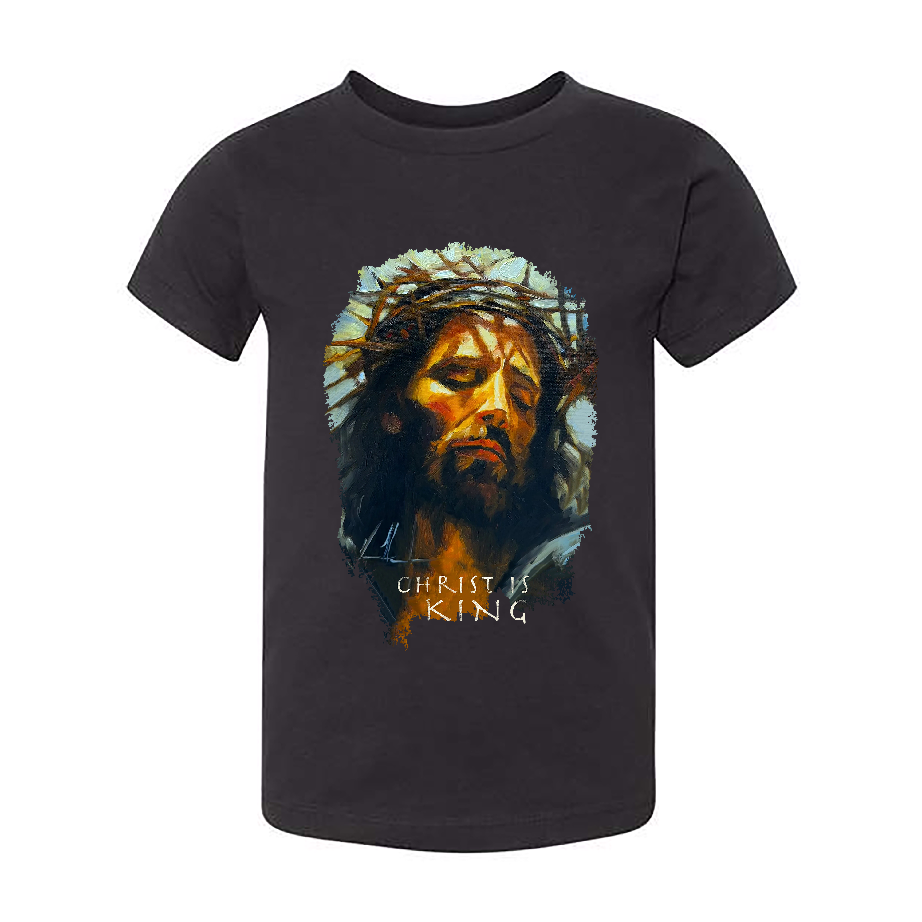 Christ is King - Kids T (Organic Cotton) Organic Cotton Vanessa Horabuena Toddler Black 2T