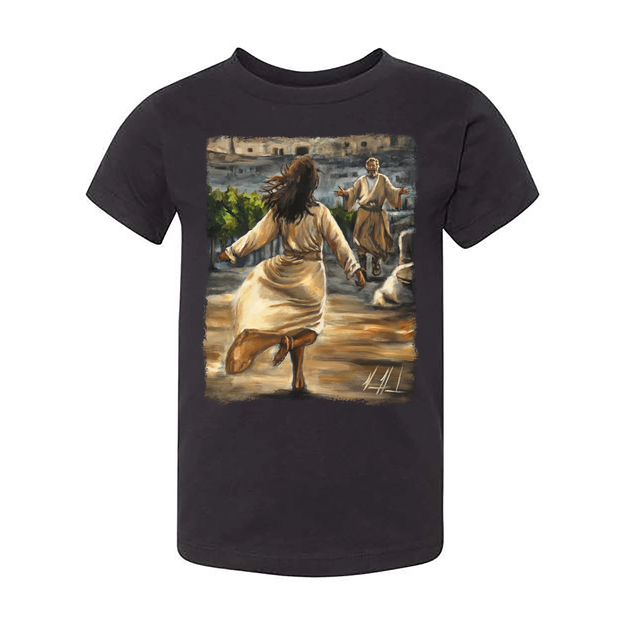 Kids T - The Prodigal Daughter - (Organic Cotton) Organic Cotton Vanessa Horabuena Toddler Black 2T