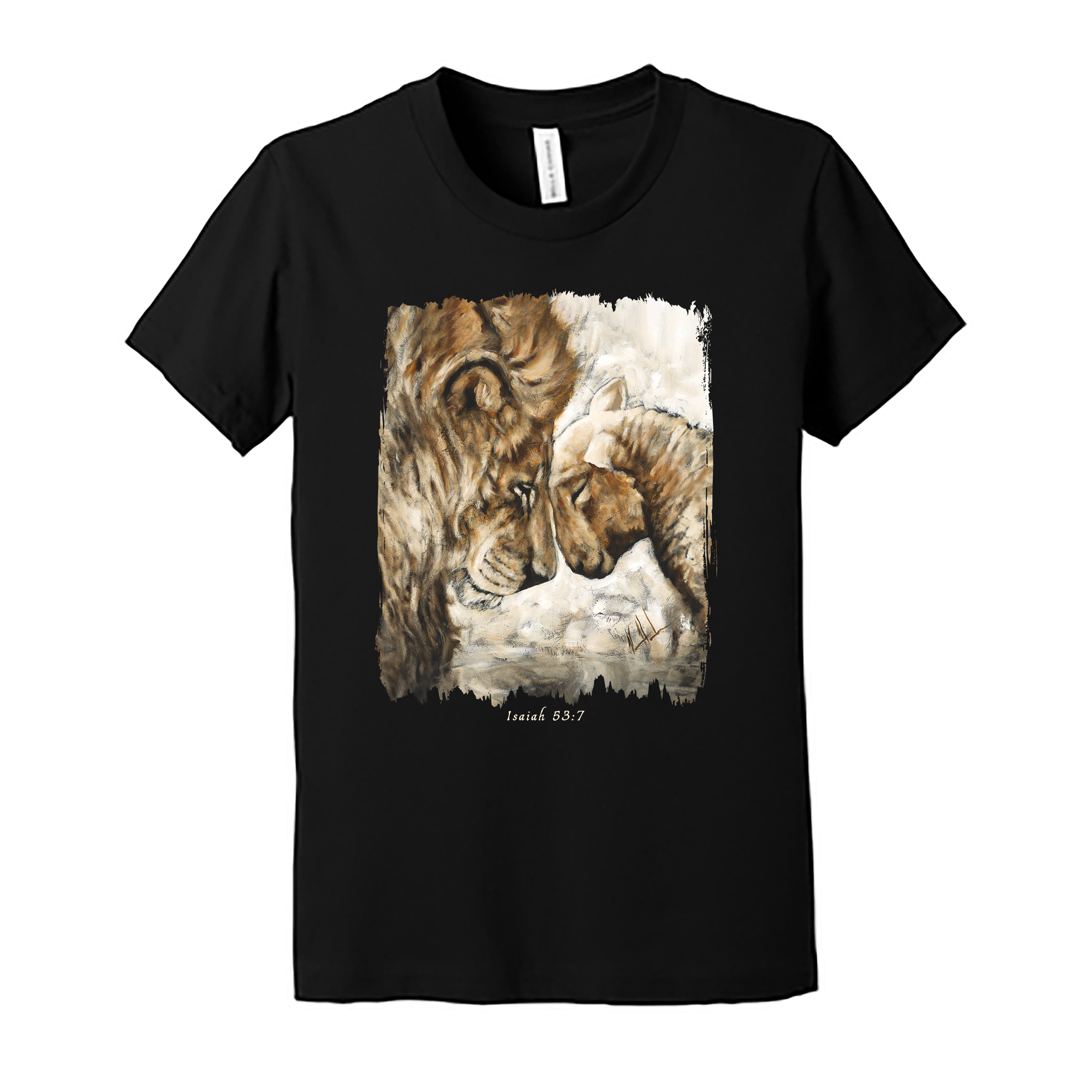 Compassion of a King (White) - Kids T (Organic Cotton) Organic Cotton Vanessa Horabuena Youth Black Small