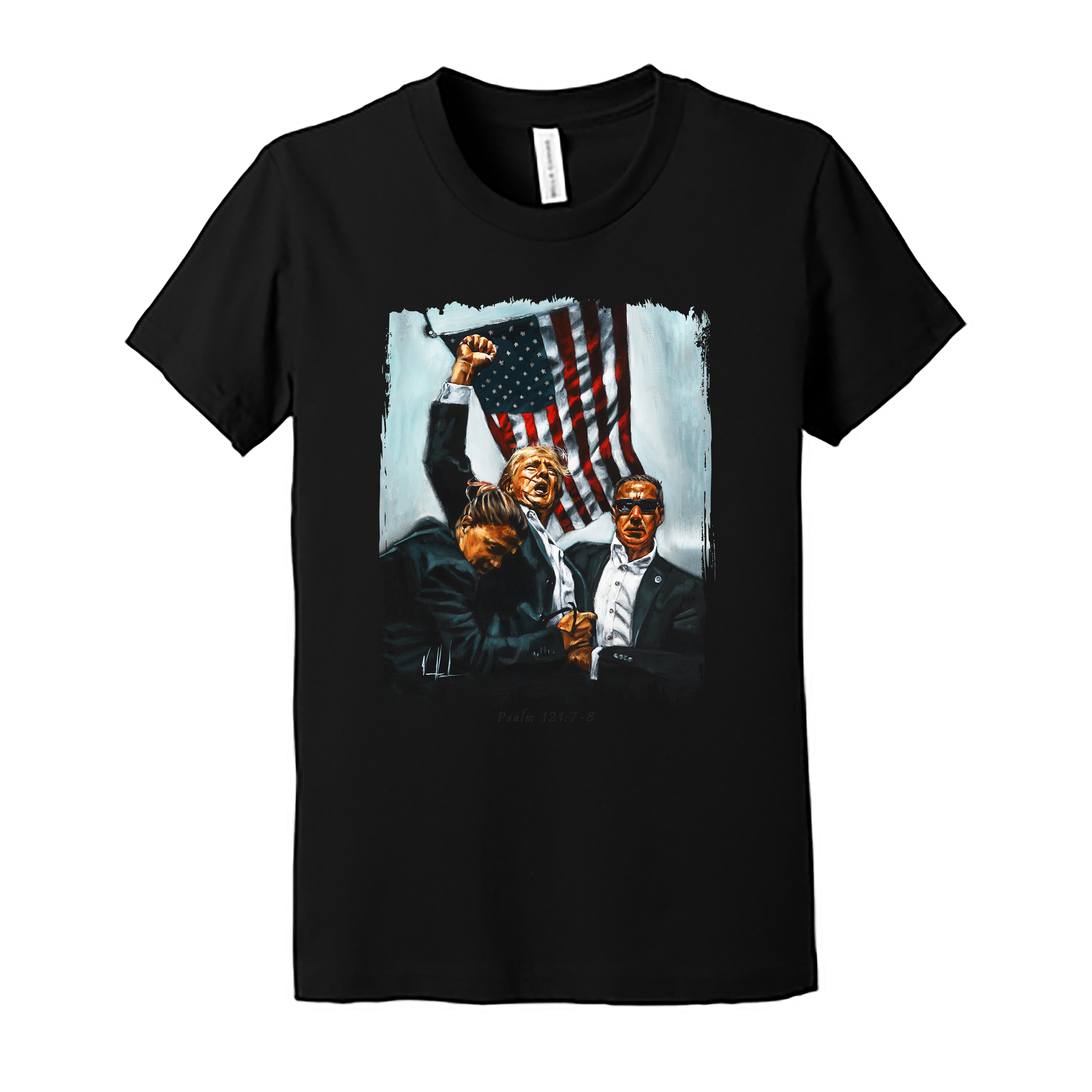 Never Surrender - Kids T (Organic Cotton) Organic Cotton Vanessa Horabuena Youth Black Small