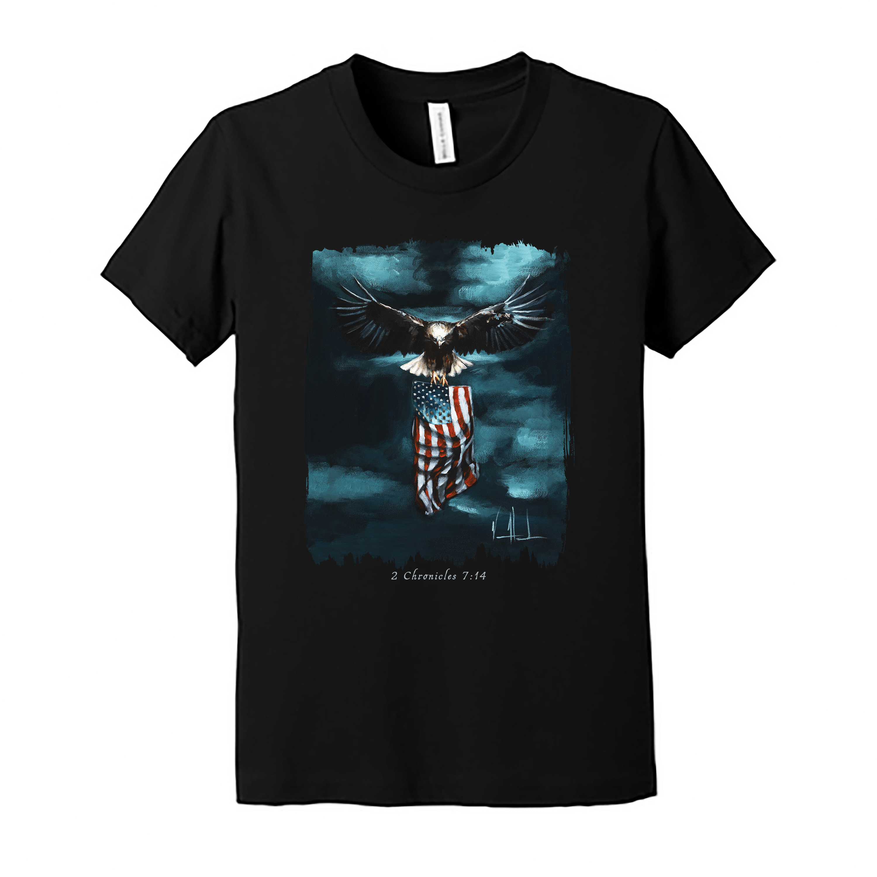 Kids T (Organic Cotton)-Revive Our Nation Organic Cotton Vanessa Horabuena Youth Black Small