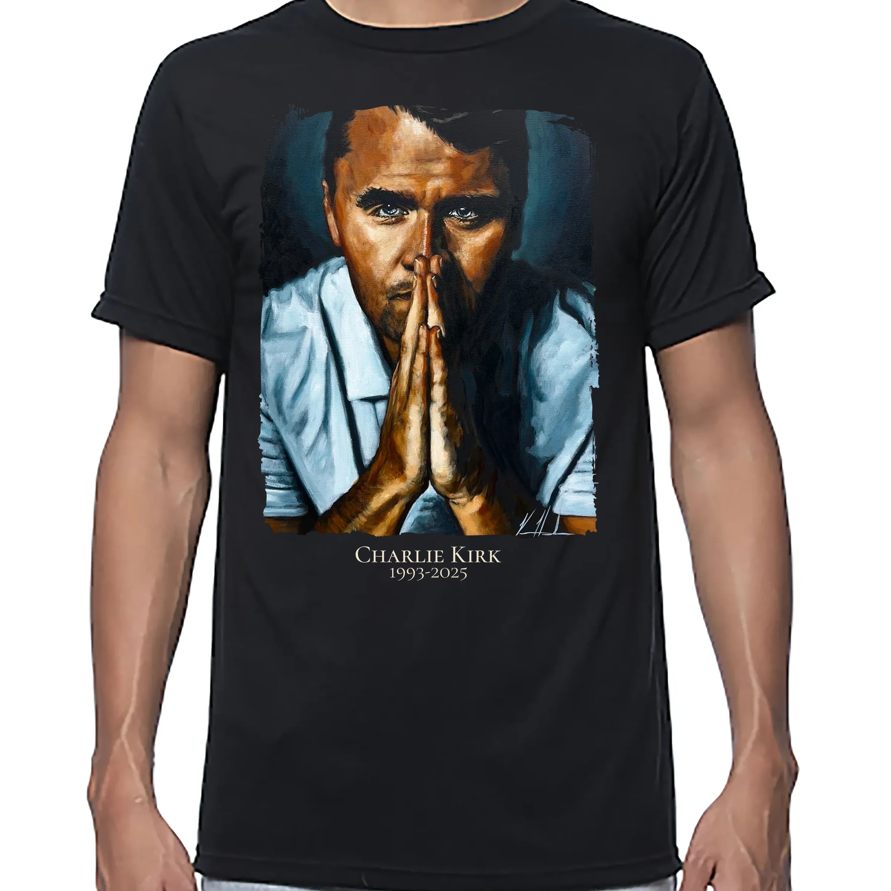 (PRE-ORDER) Charlie Kirk - A Hero's Tribute - Unisex T (Premium Organic Fabric)