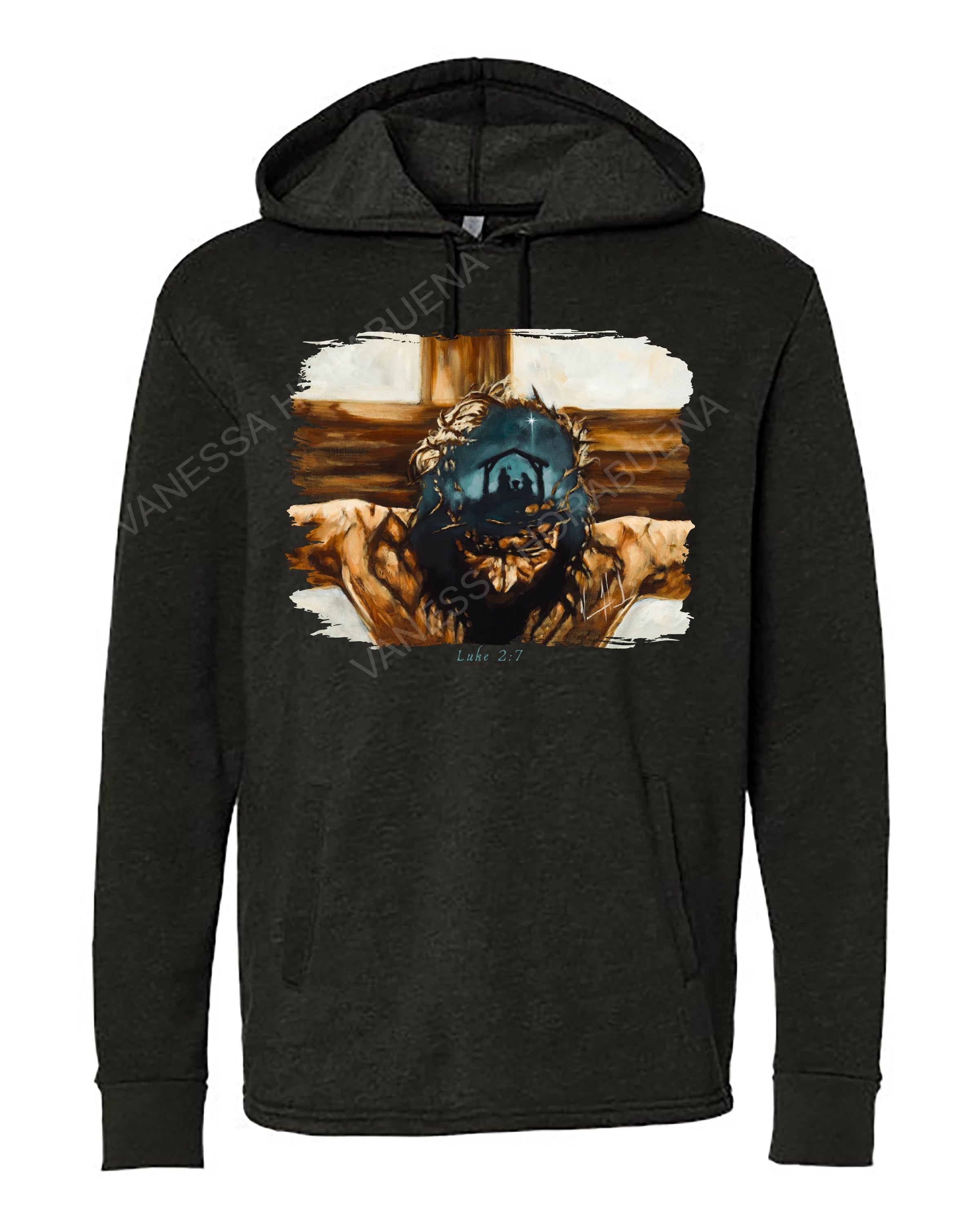 Love's True Story - Unisex Hoodie Vanessa Horabuena Black Small