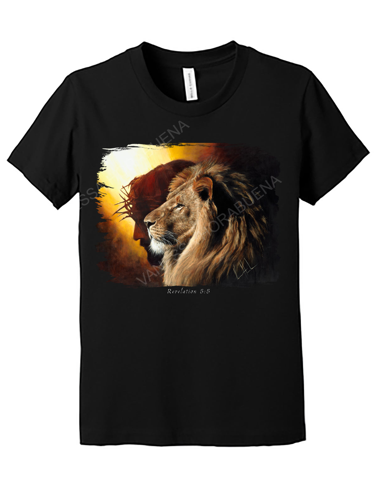 The Lion of Judah - Kids T-Shirt Vanessa Horabuena Kids Black Small