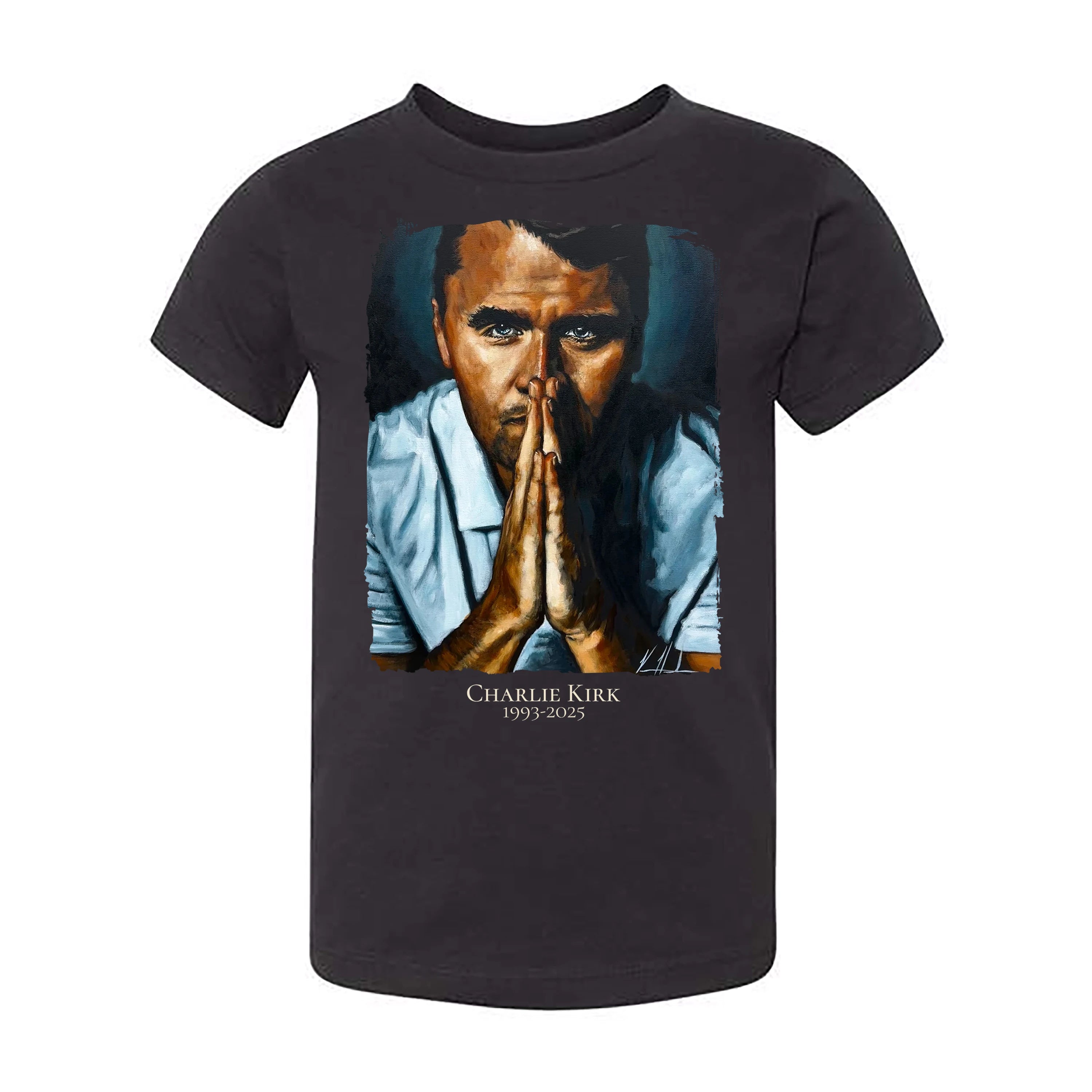 (PRE-ORDER) Kids T (Organic Cotton) - Charlie Kirk - A Hero's Tribute